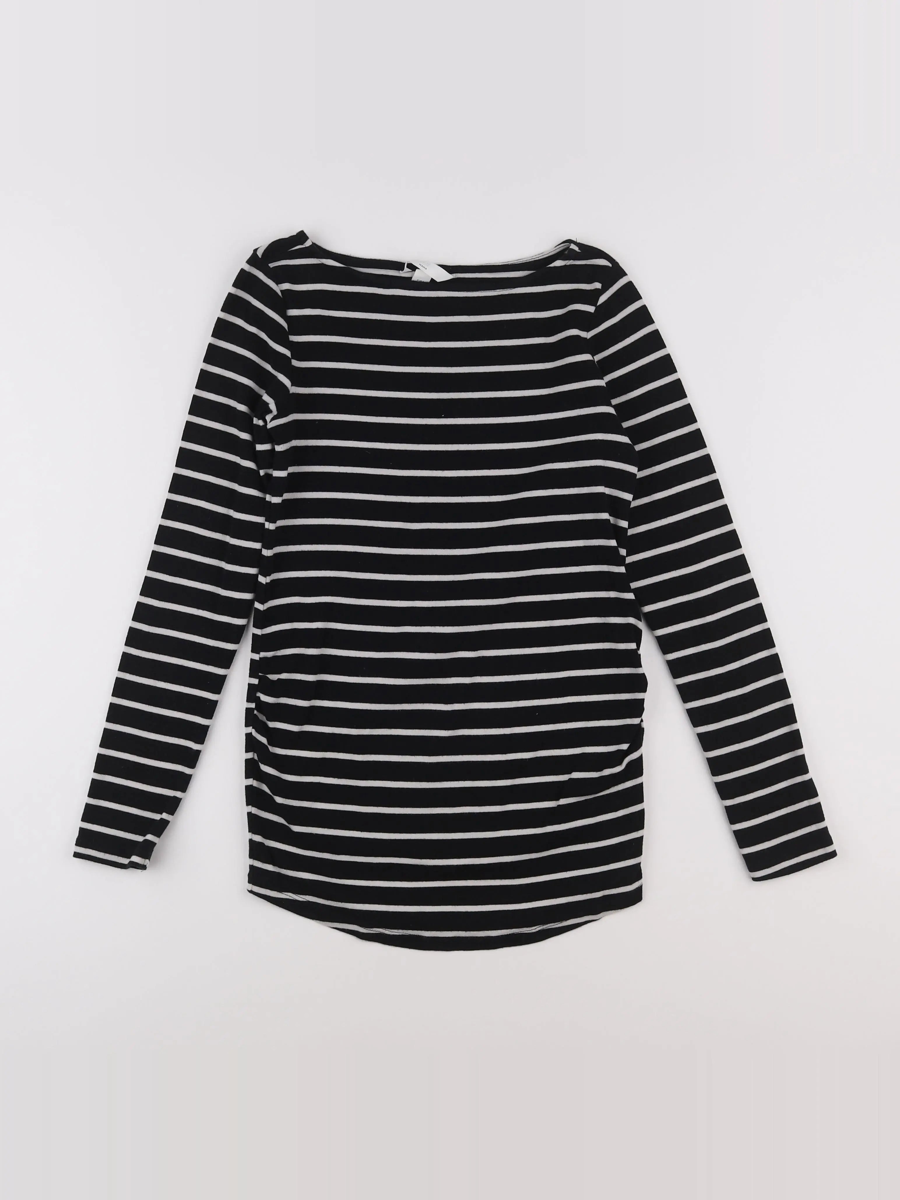 H&M - tee-shirt grossesse bleu - 38
