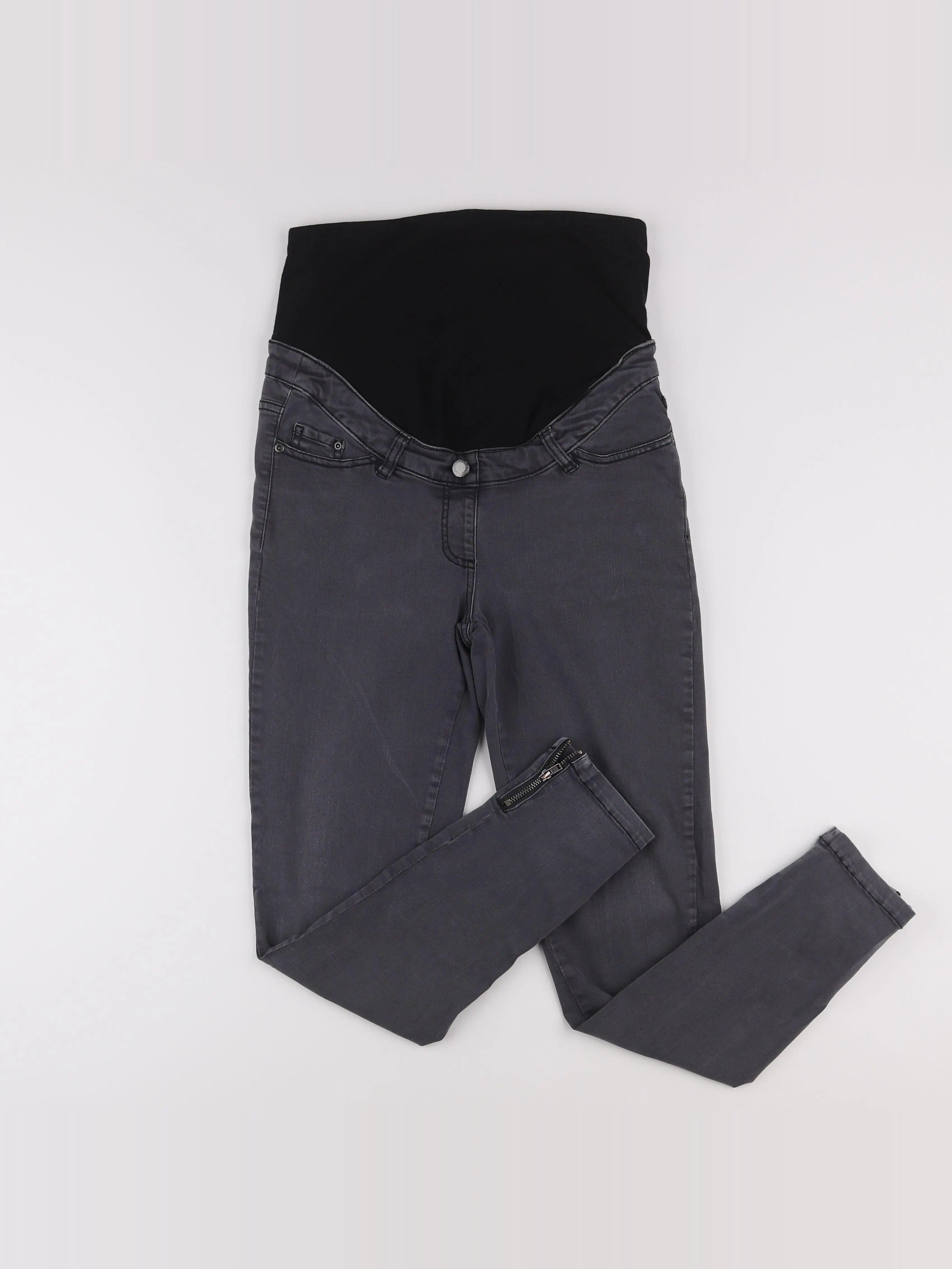 Vertbaudet - jean grossesse, grossesse gris - 38