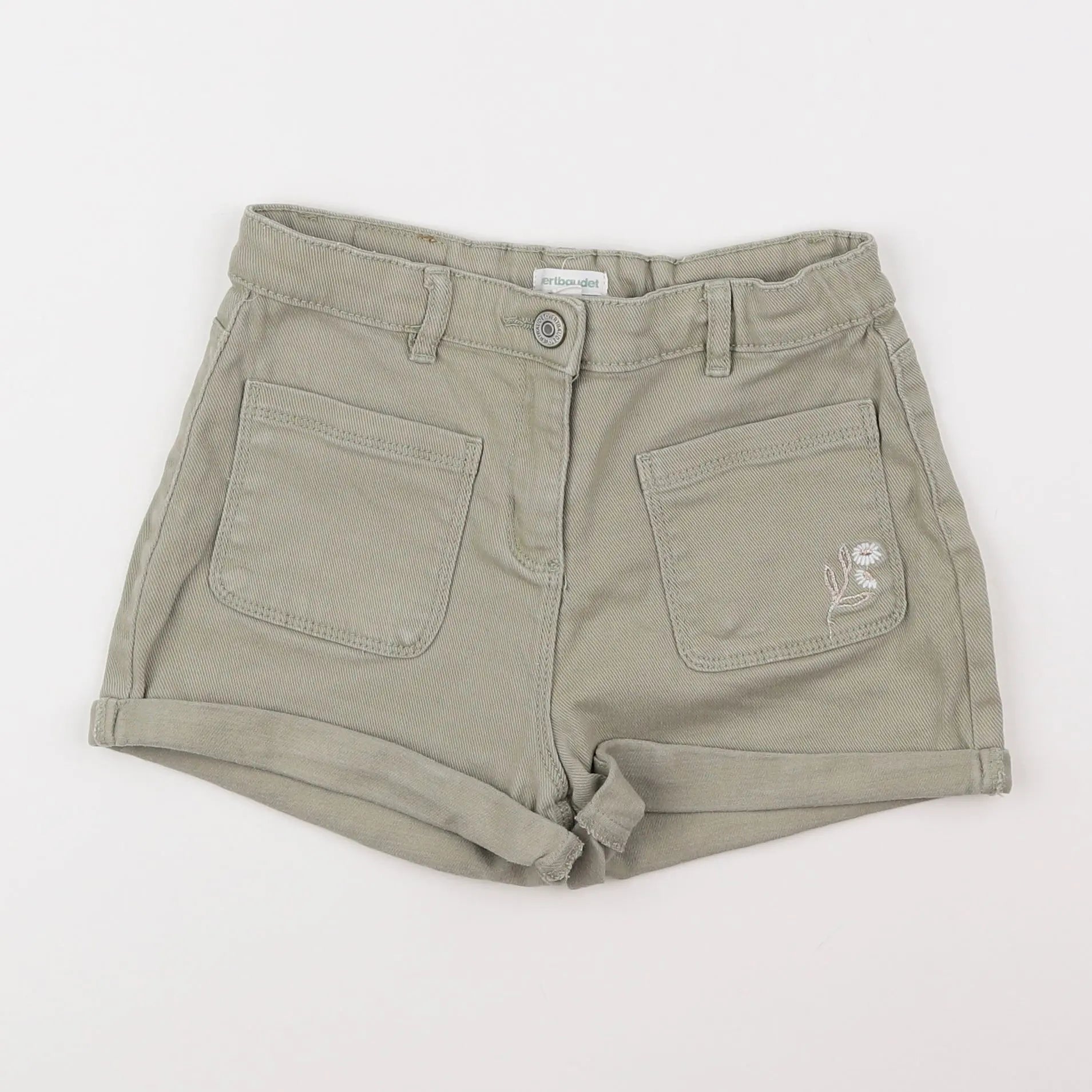 Vertbaudet - short vert - 10 ans