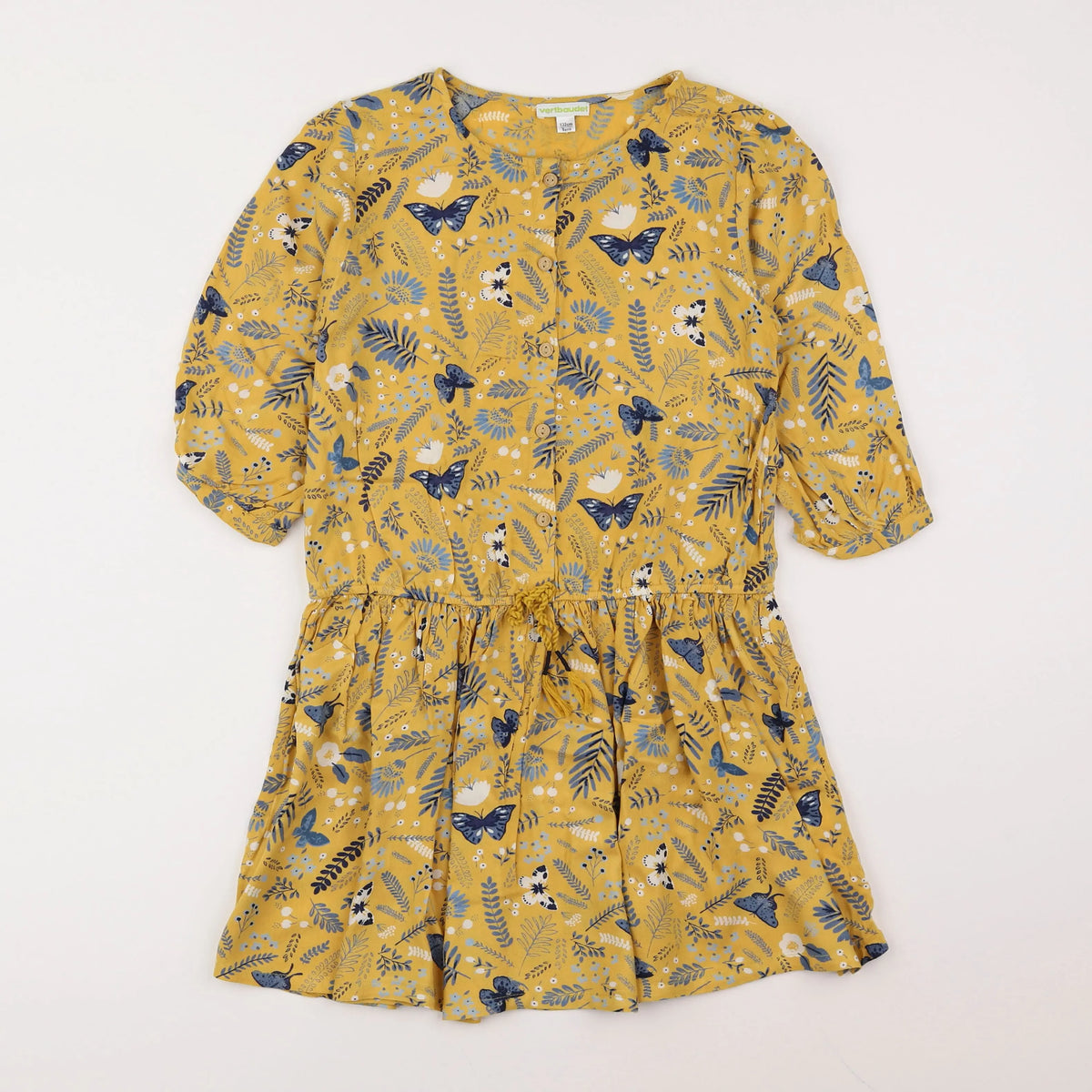 Vertbaudet - robe jaune - 9 ans