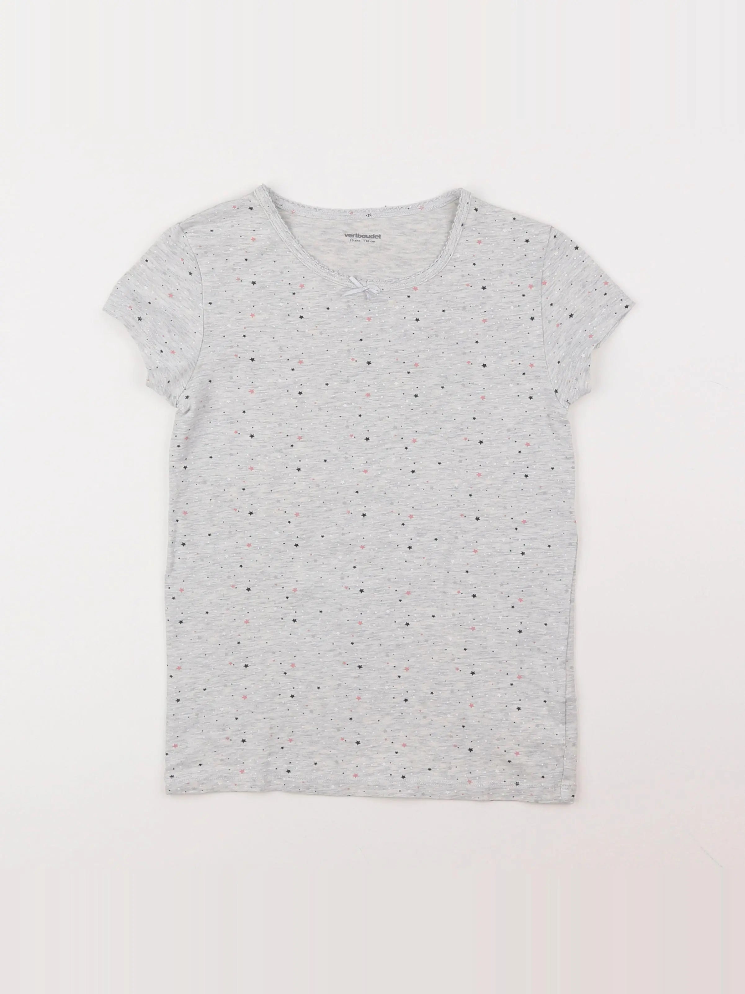 Vertbaudet - maillot de corps gris - 10 ans