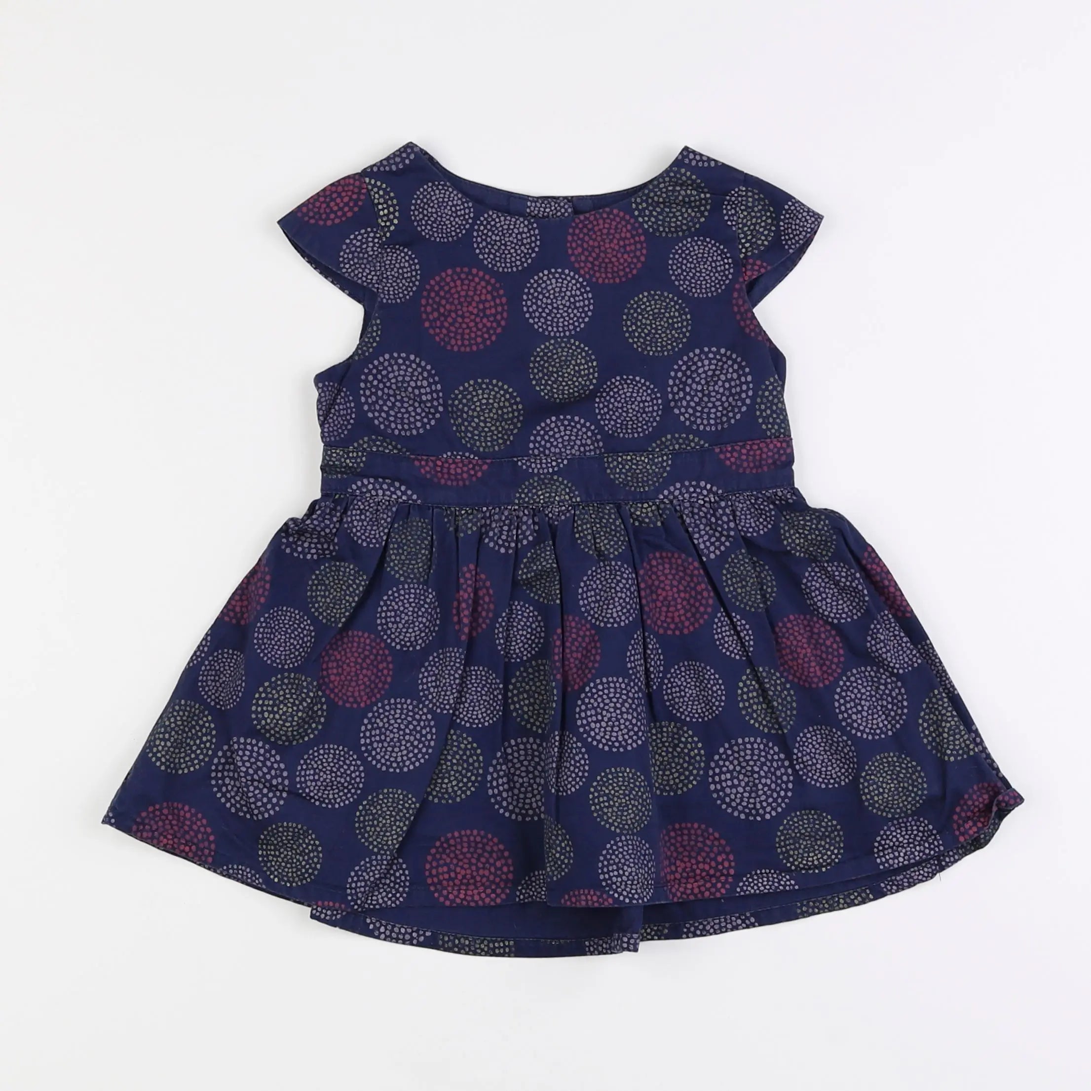 Vertbaudet - robe bleu - 2 ans