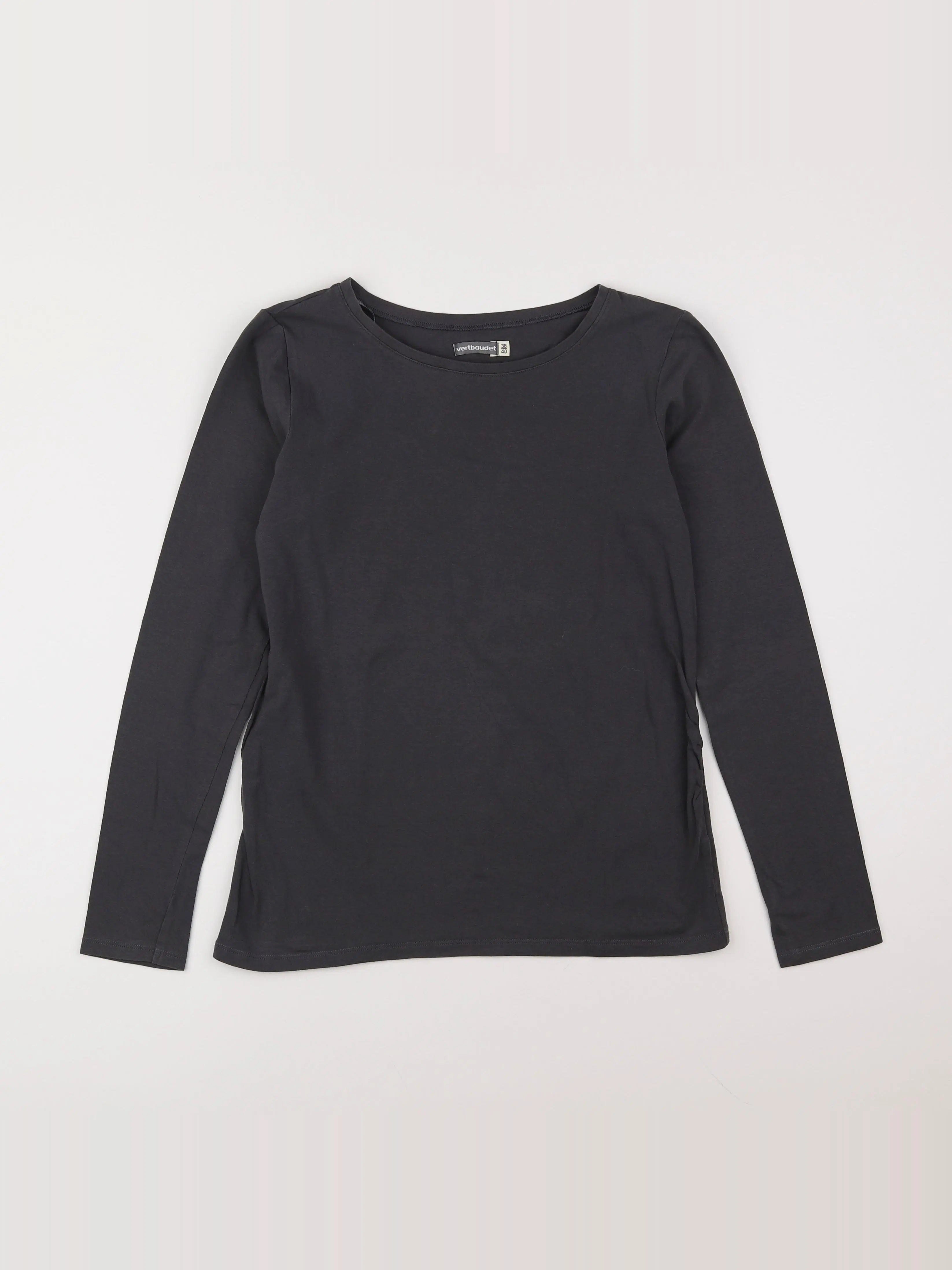 Vertbaudet - tee-shirt grossesse gris - 38 à 40