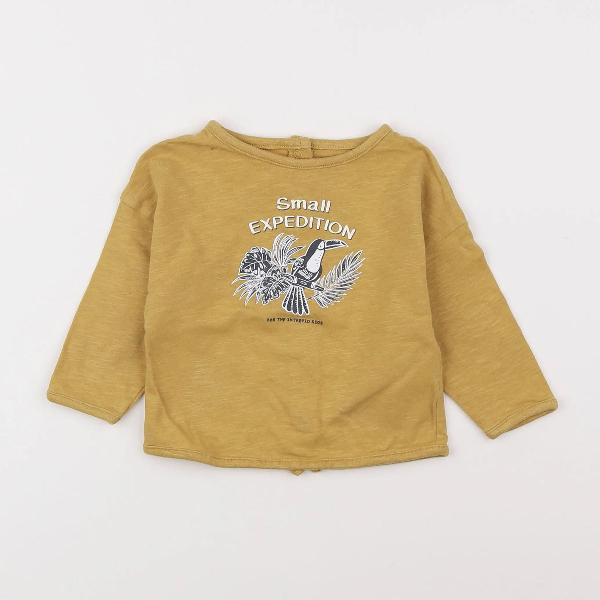 Vertbaudet - tee-shirt jaune - 9 mois