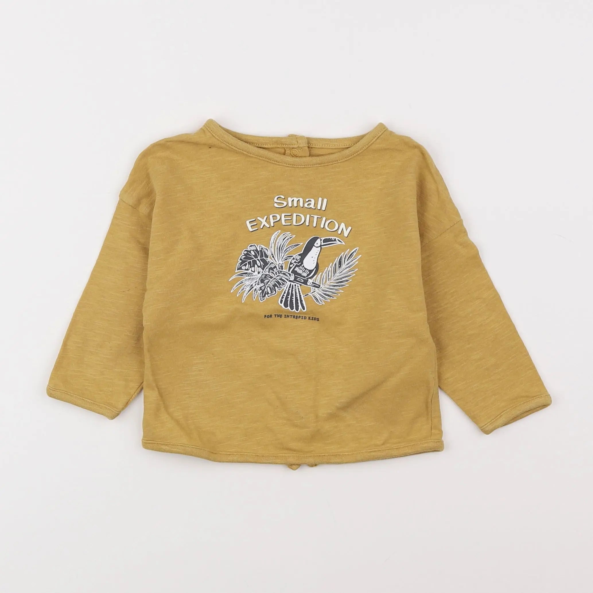 Vertbaudet - tee-shirt jaune - 9 mois