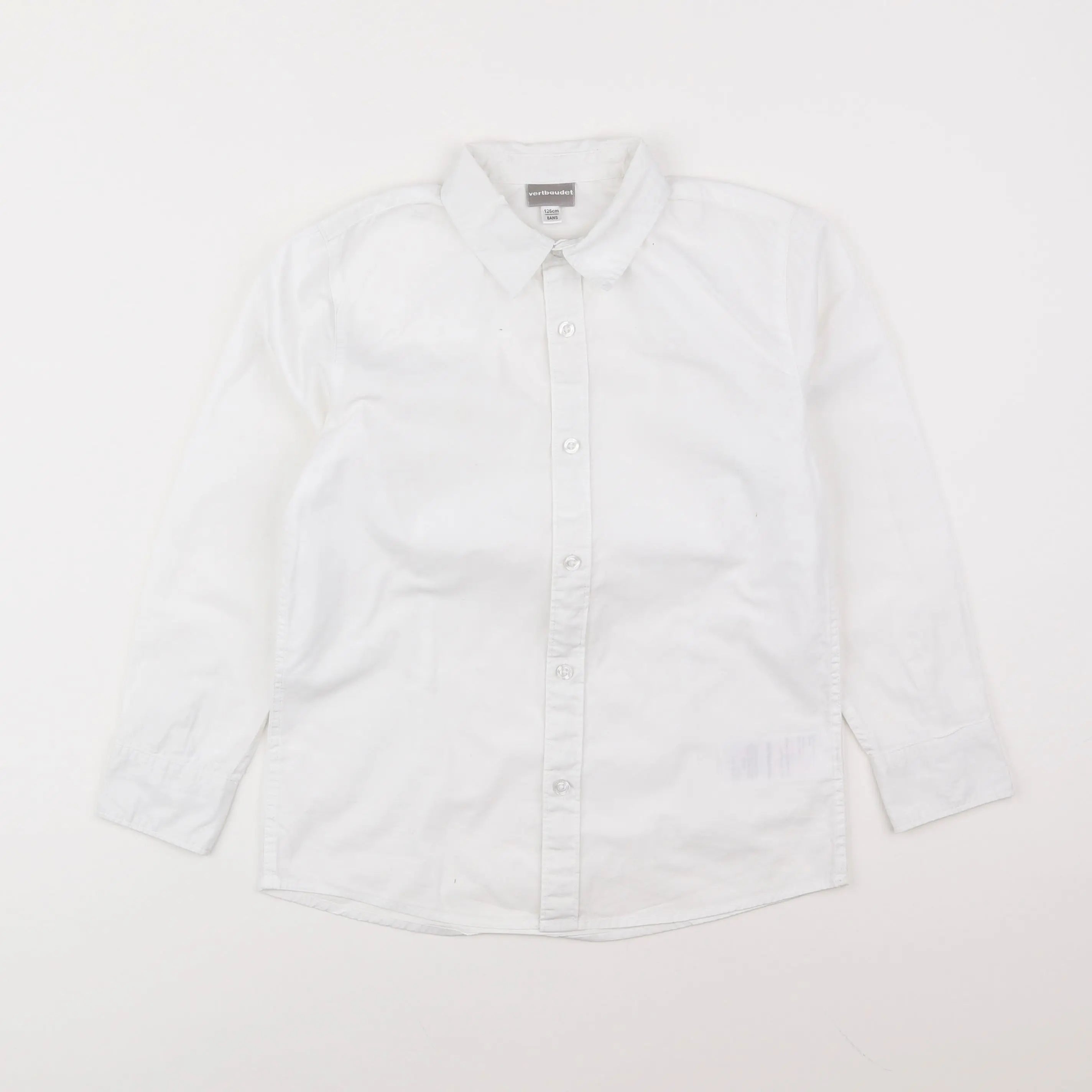 Vertbaudet - chemise blanc - 8 ans