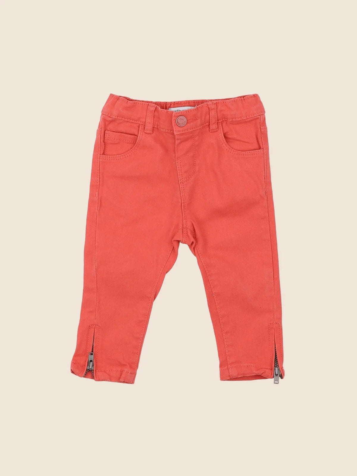 Vertbaudet - pantalon rose - 12 mois