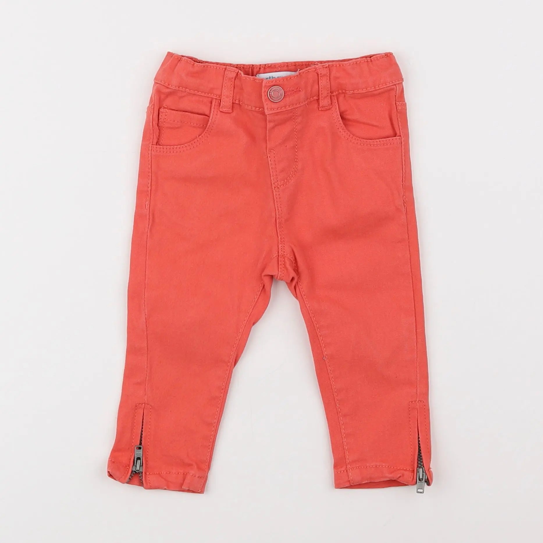 Vertbaudet - pantalon rose - 12 mois