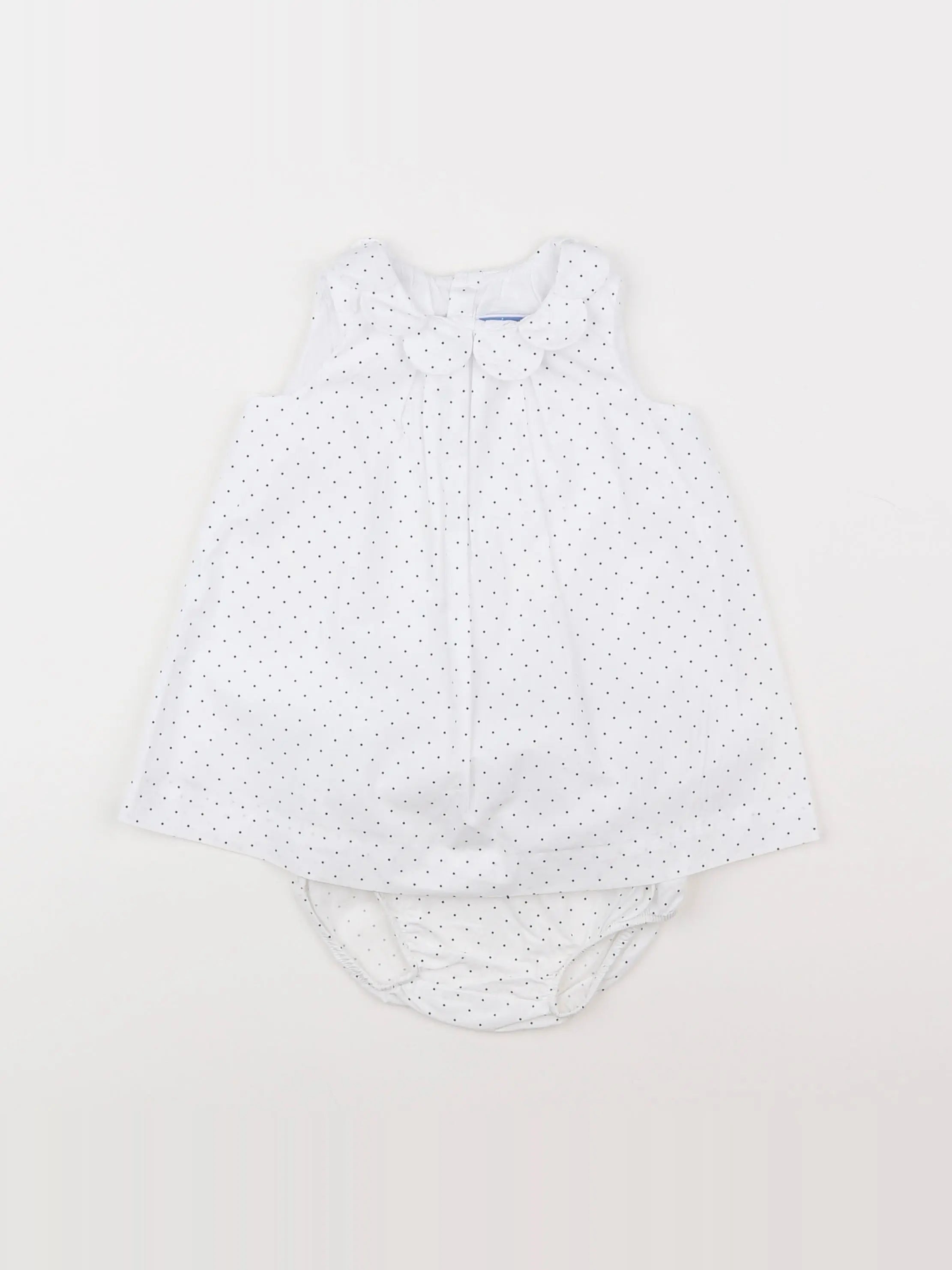 Jacadi - robe blanc - 6 mois