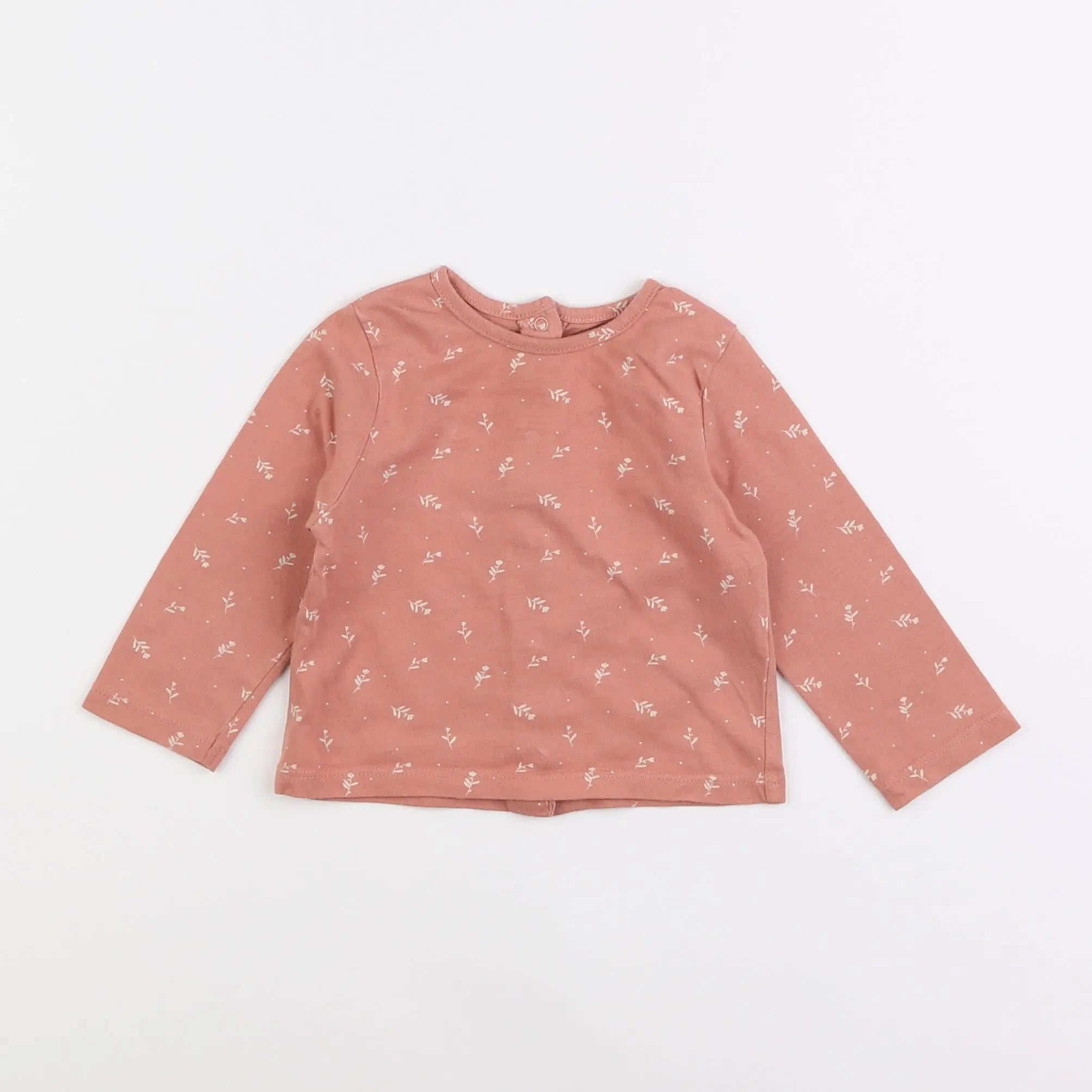 Vertbaudet - tee-shirt rose - 6 mois