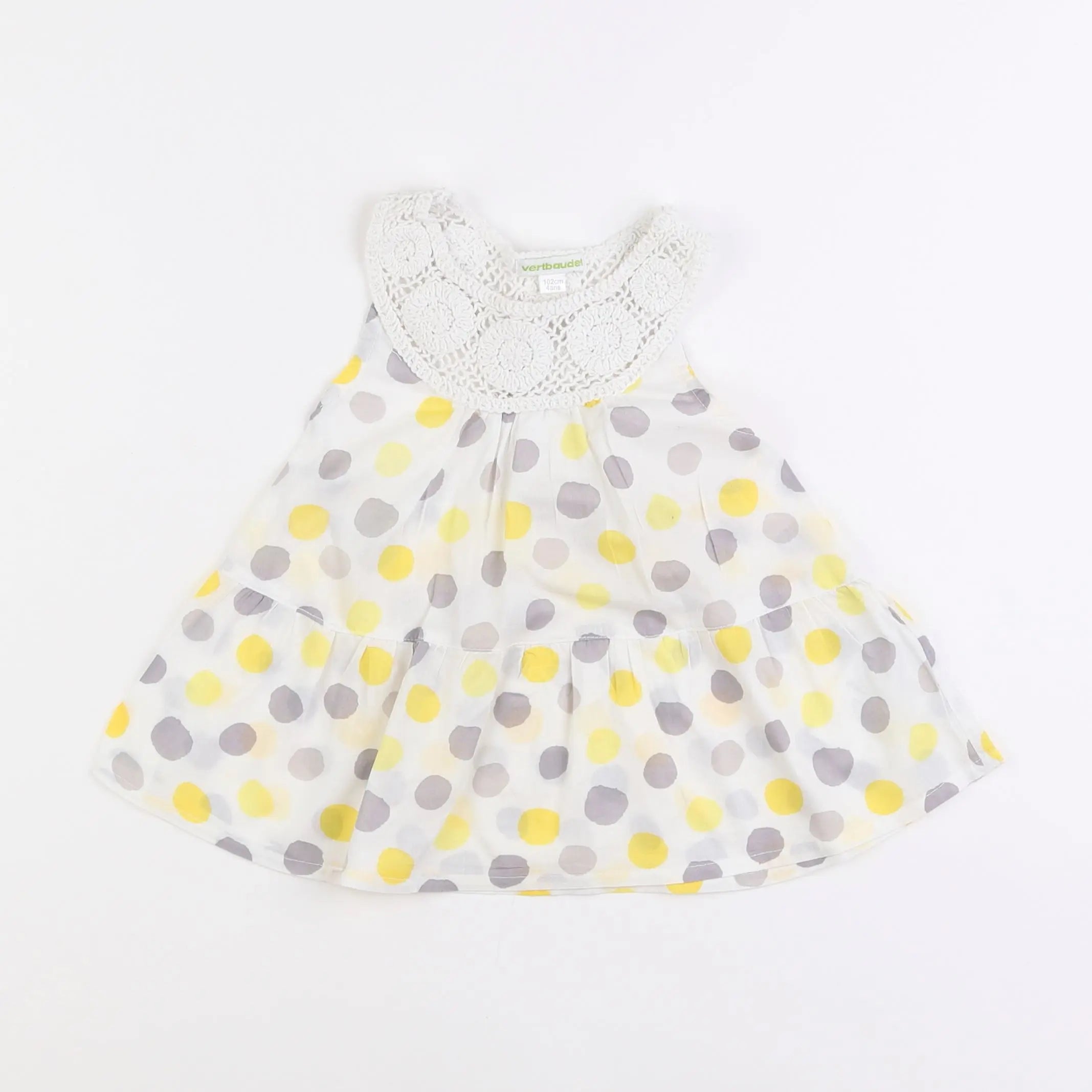 Vertbaudet - blouse blanc - 4 ans
