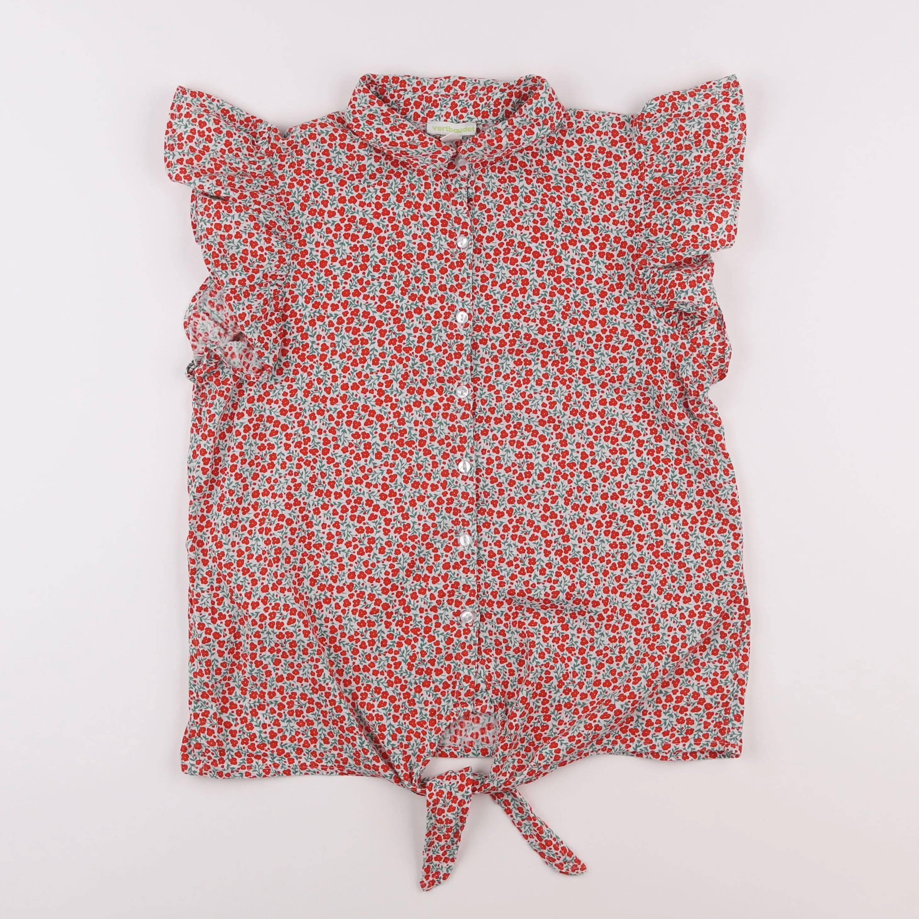 Vertbaudet - blouse rouge - 12 ans