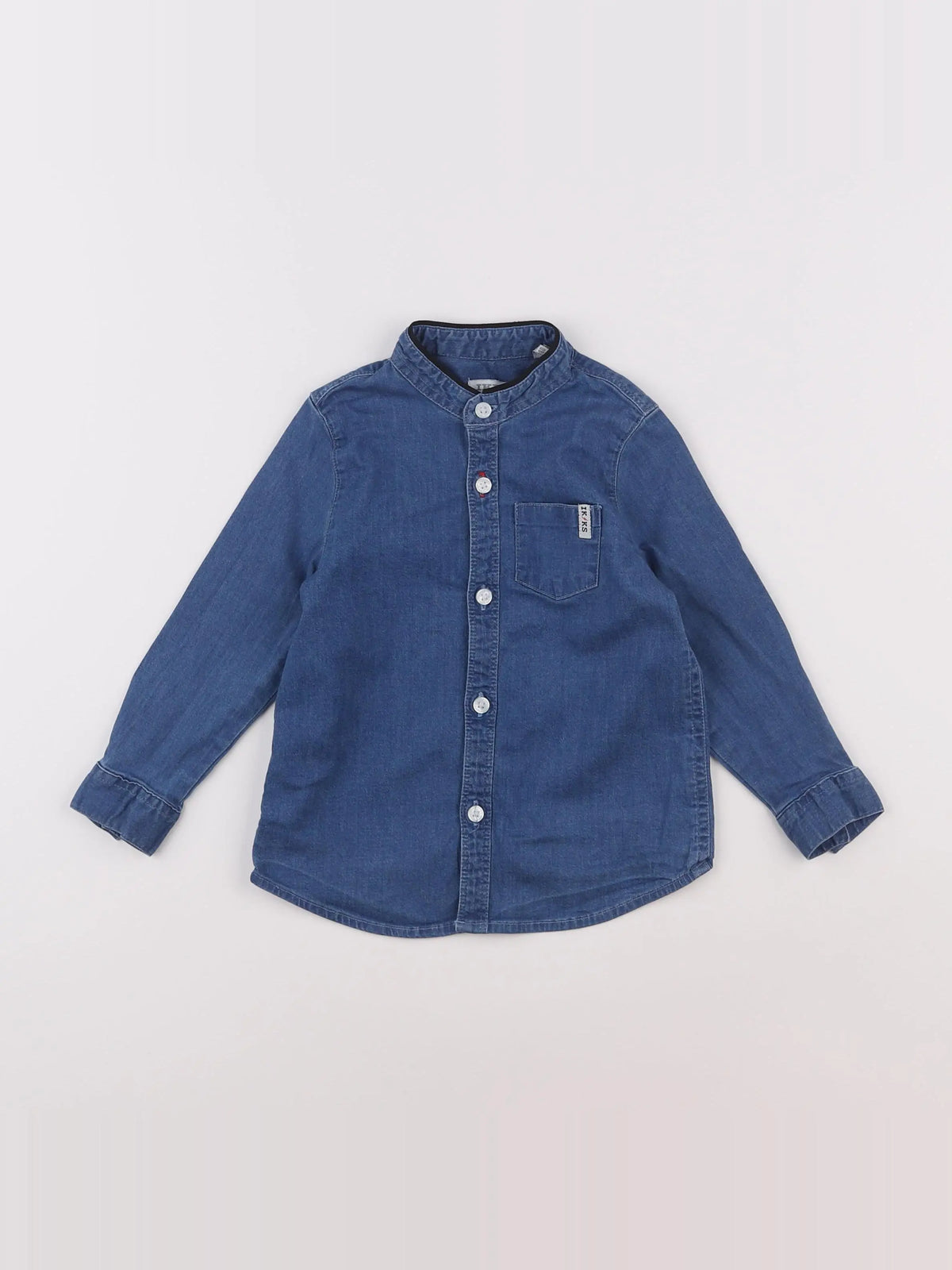 IKKS - chemise imprimé au dos bleu - 18 mois