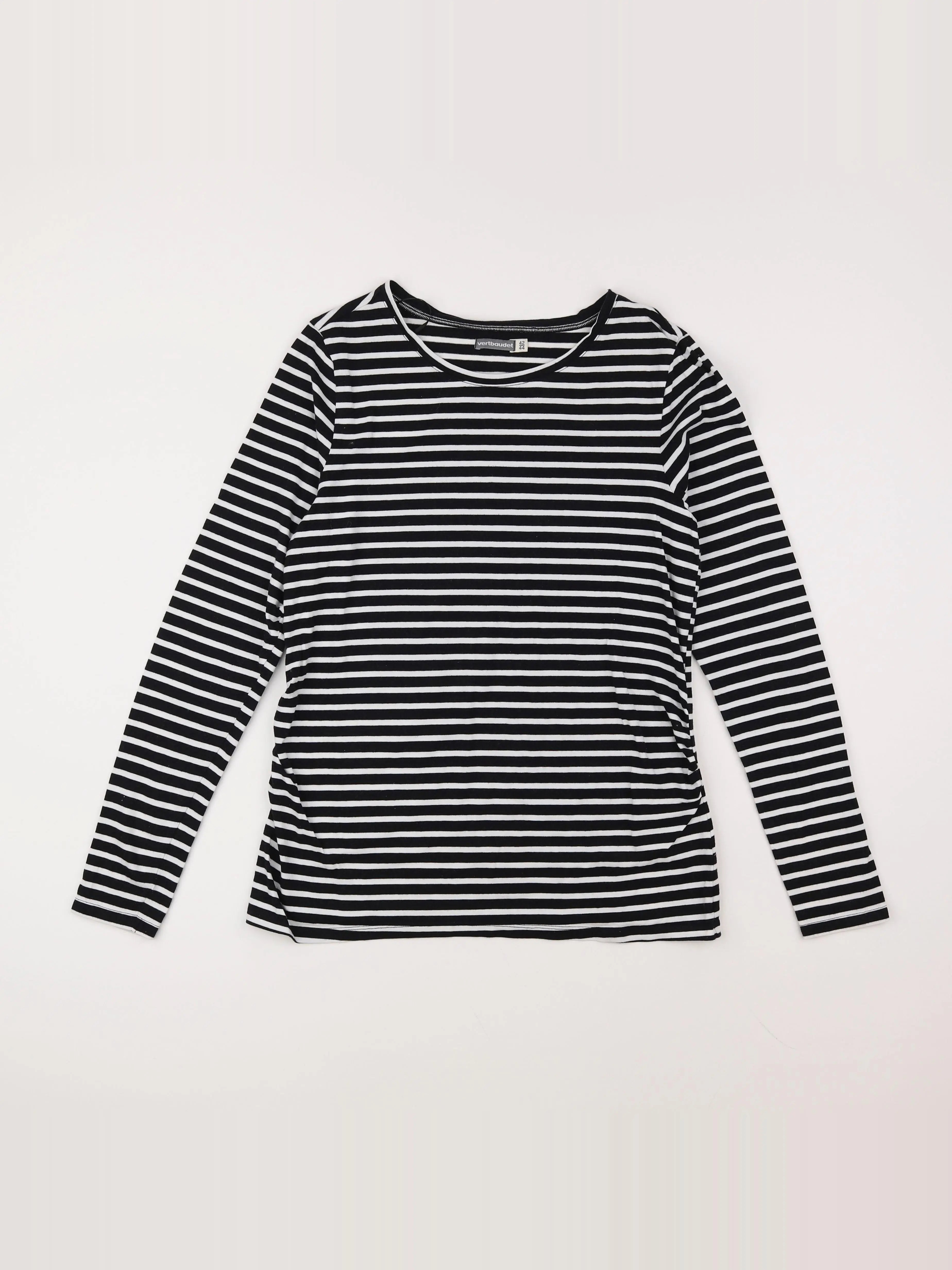 Vertbaudet - tee-shirt grossesse noir - 42 à 44