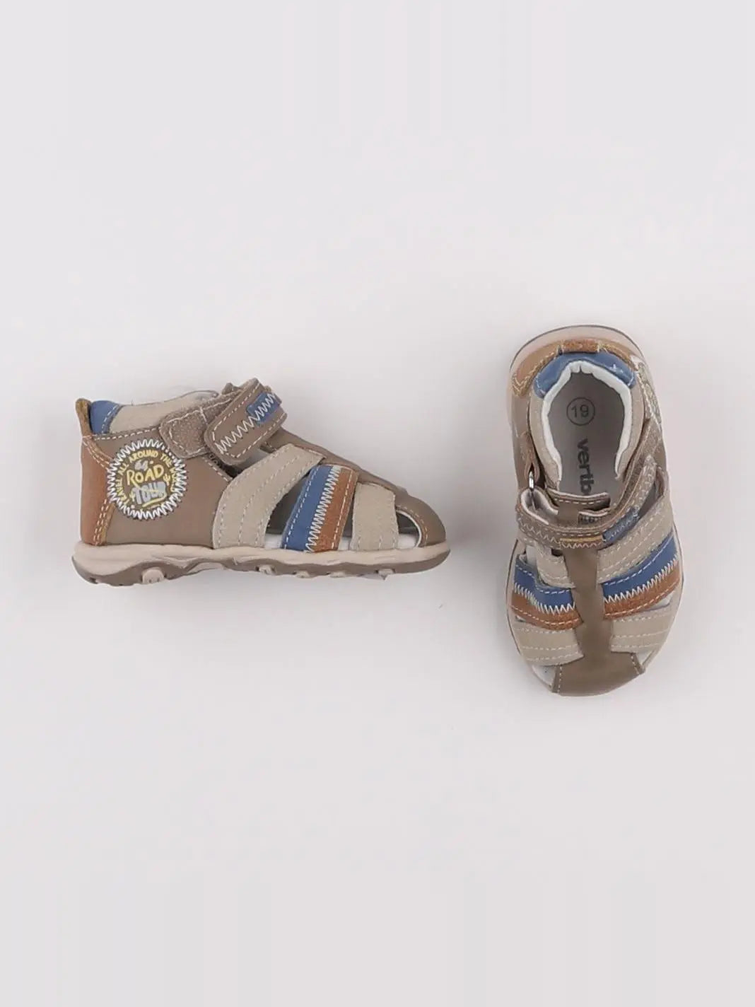 Vertbaudet - sandales marron - pointure 19