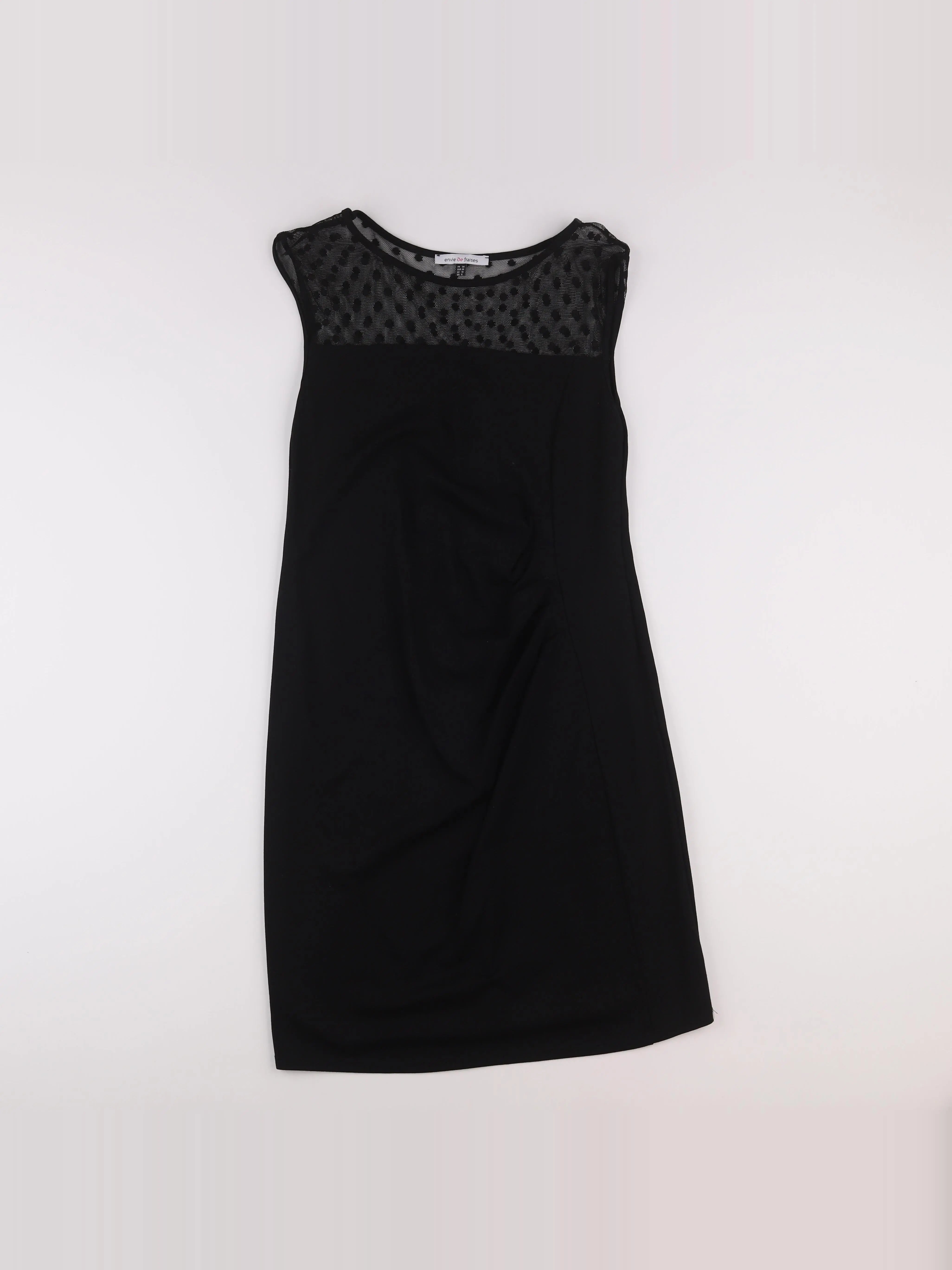 Envie de fraise - robe grossesse noir - 38
