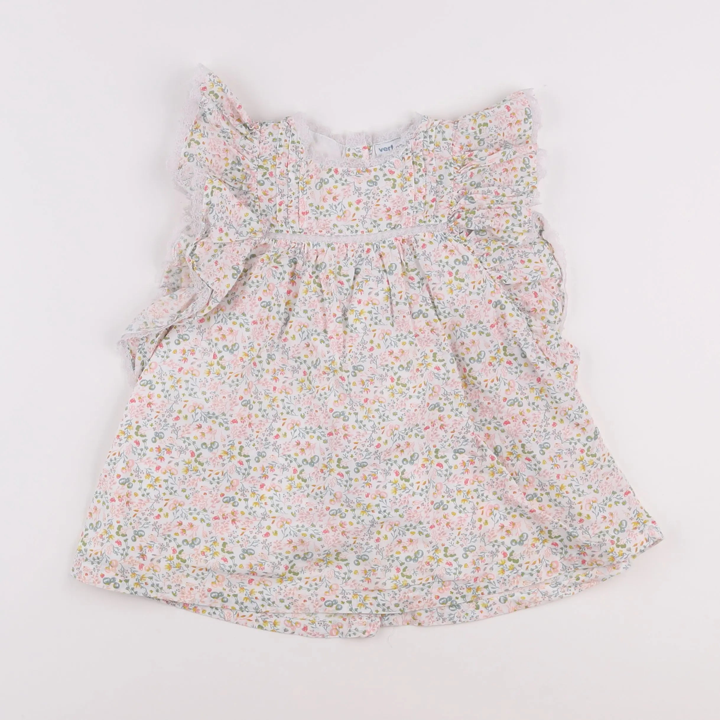 Vertbaudet - robe multicolore - 2 ans