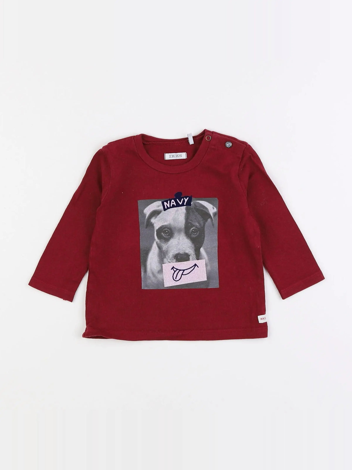 IKKS - tee-shirt rouge - 6 mois