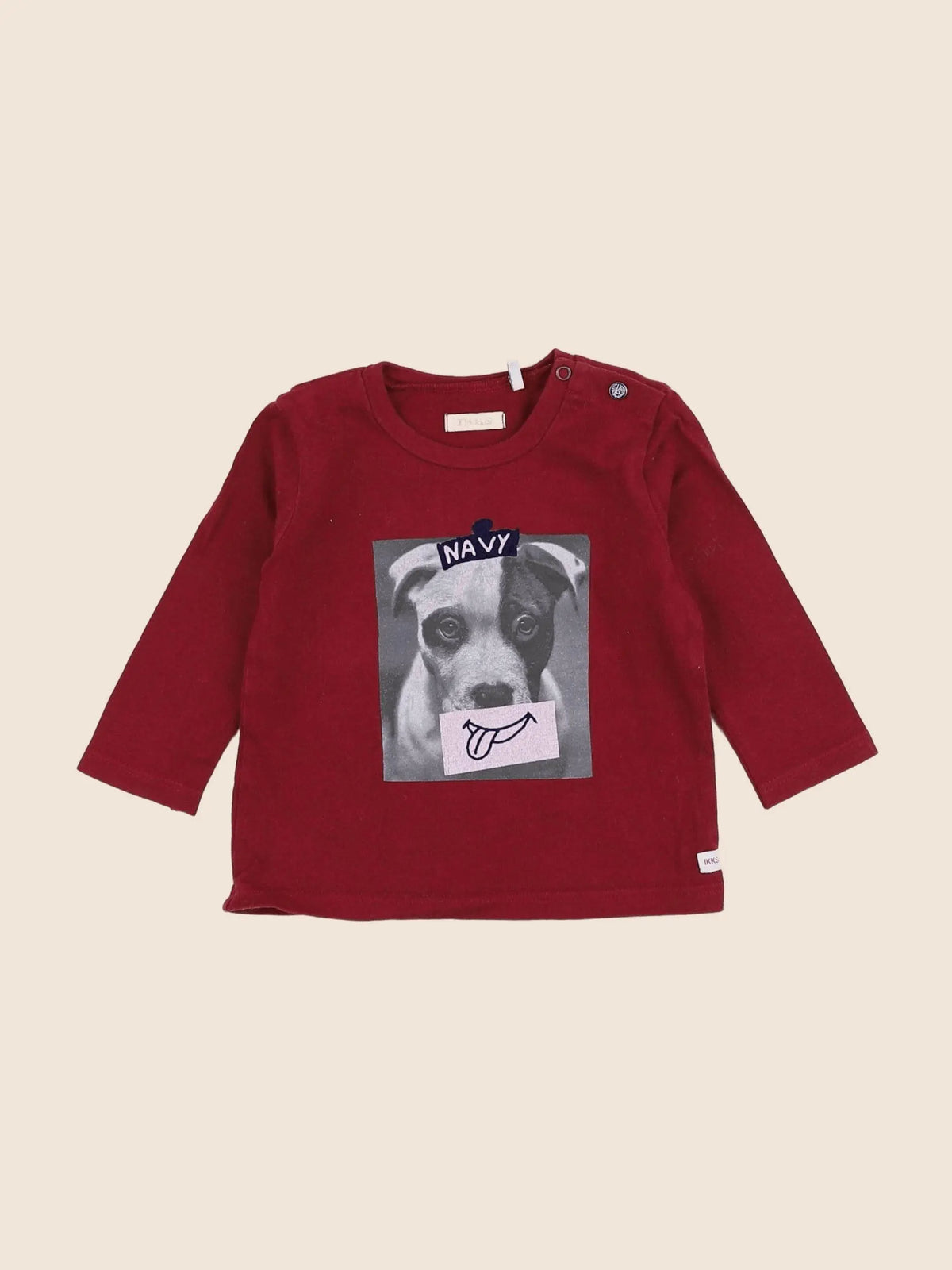 IKKS - tee-shirt rouge - 6 mois