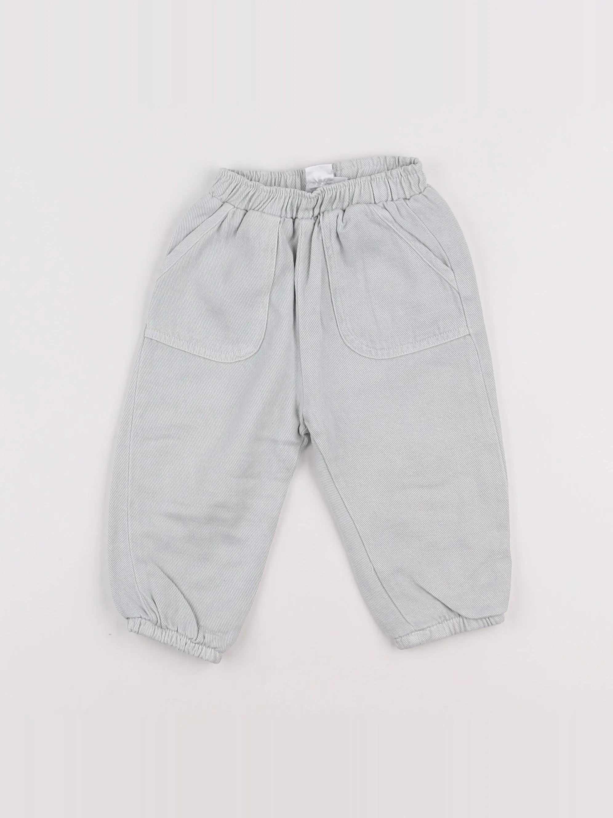 Zara - pantalon gris - 6/9 mois