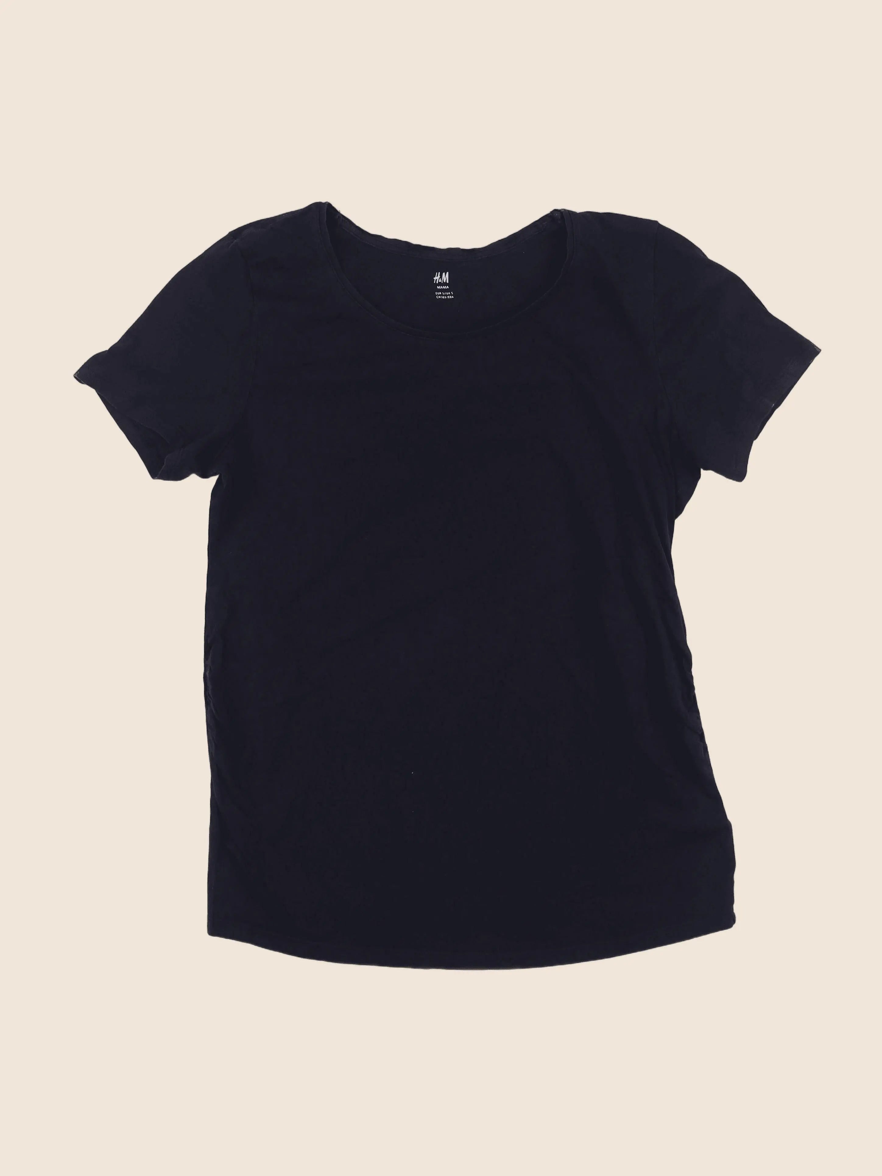 H&M - tee-shirt grossesse bleu - 34 à 36