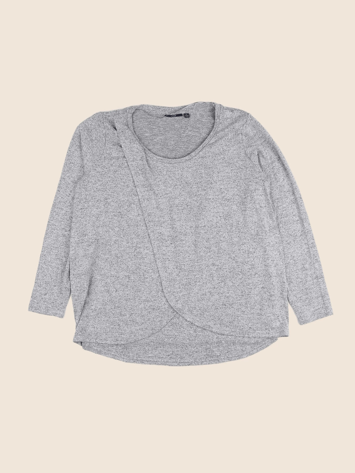 Kiabi - pull grossesse gris - 46 à 48