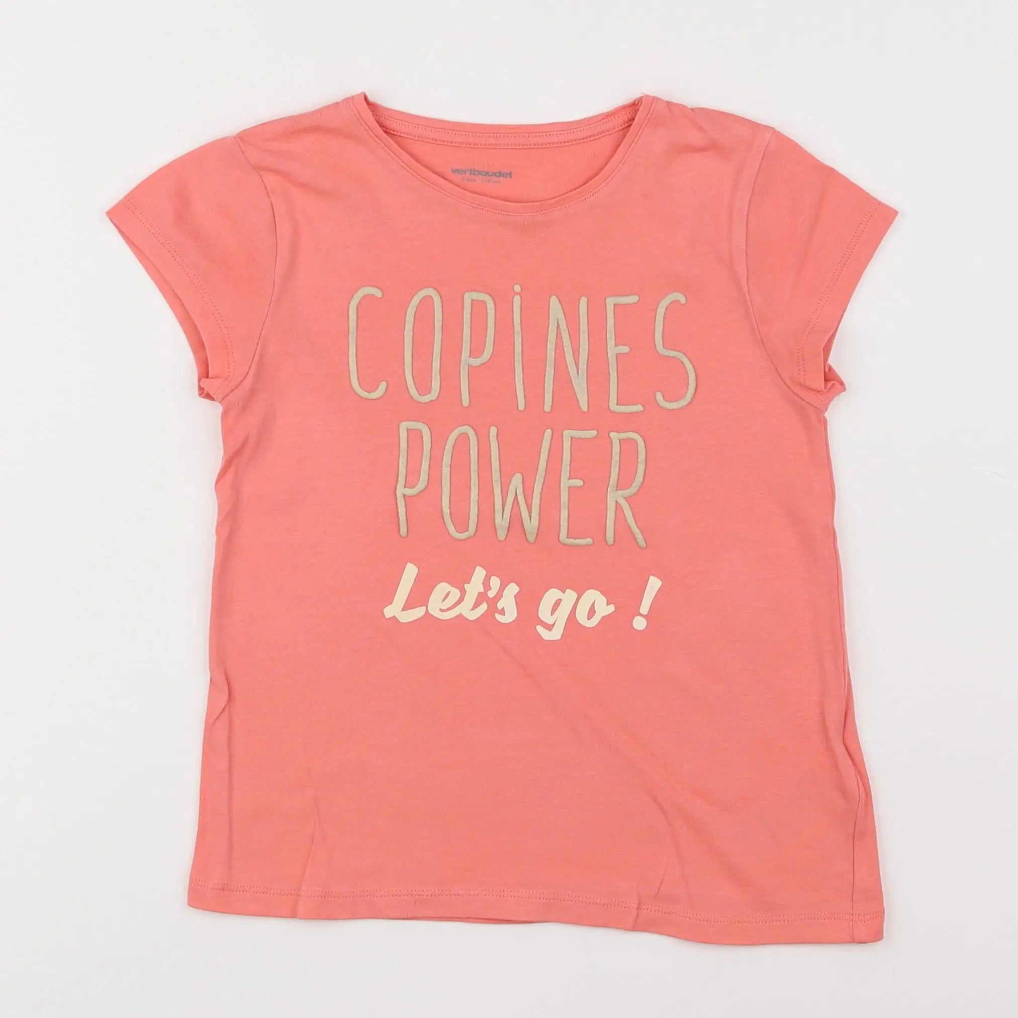 Vertbaudet - tee-shirt rose - 5 ans