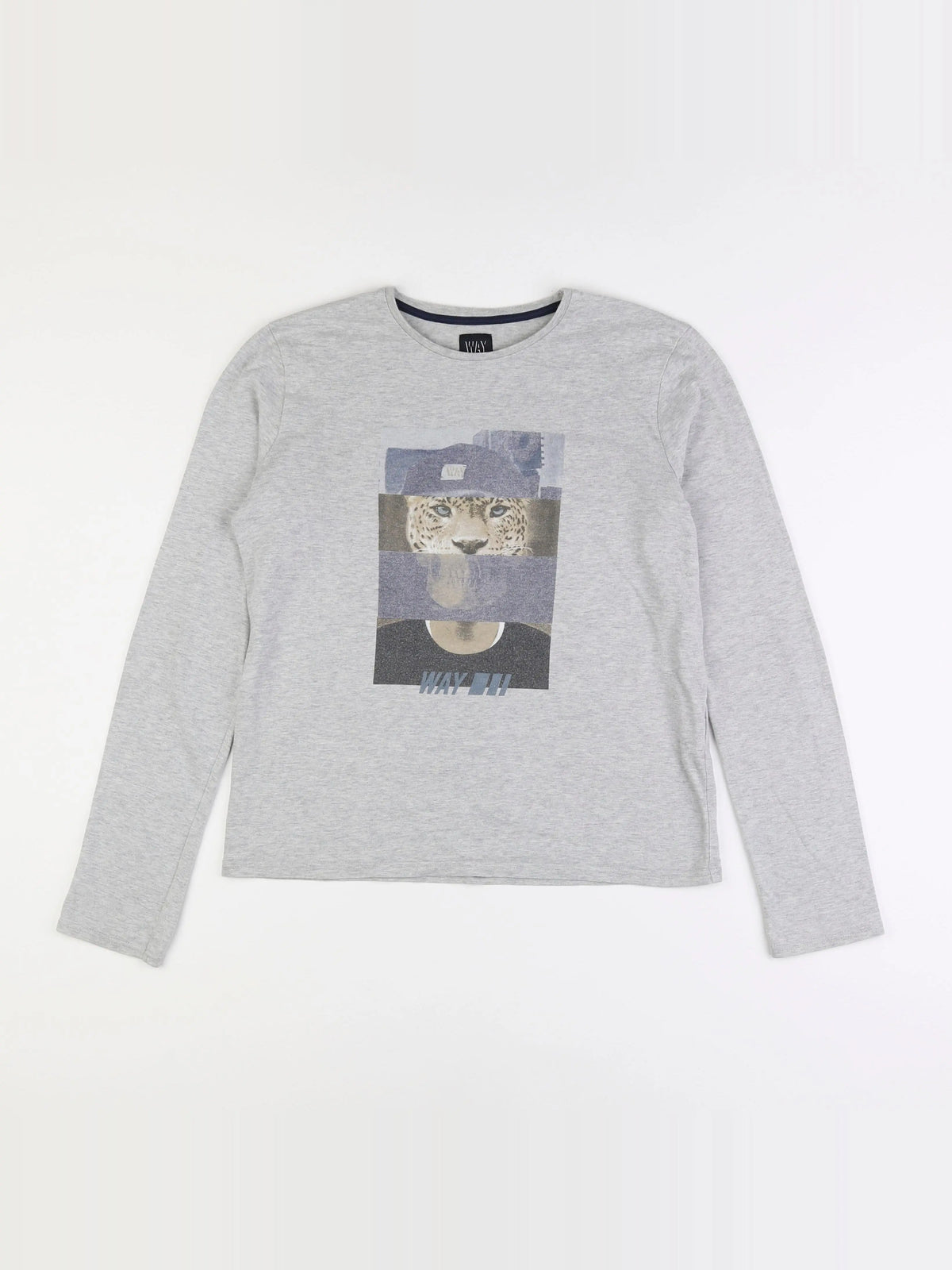 IKKS - tee-shirt gris - 14 ans