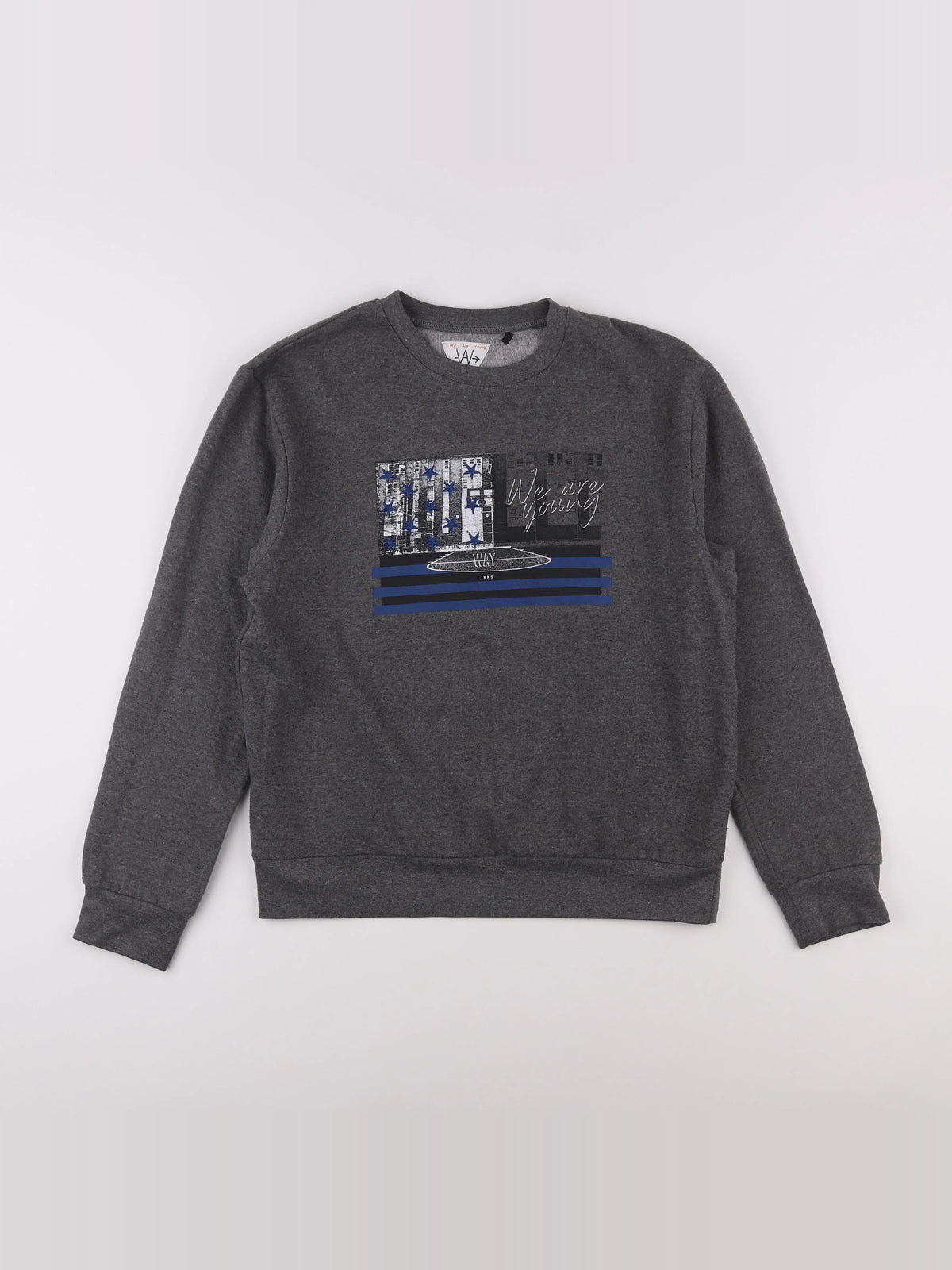 IKKS - sweat gris - 14 ans