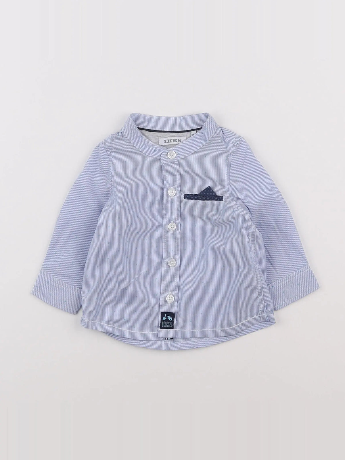 IKKS - chemise blanc, bleu - 3 mois