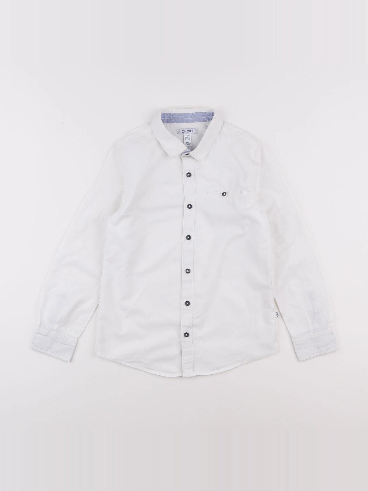 Okaidi - chemise blanc - 8 ans