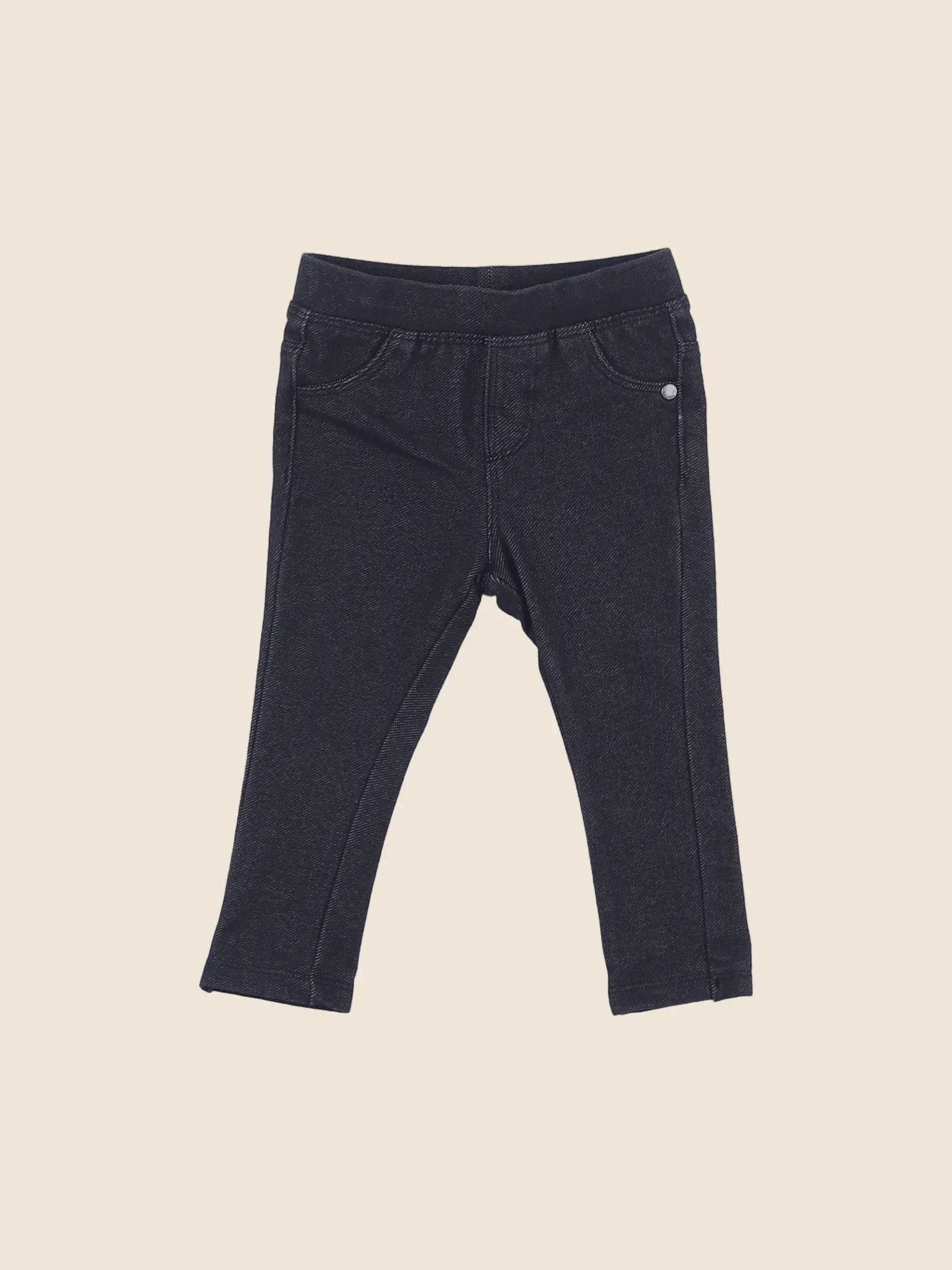 Vertbaudet - jegging bleu - 6 mois