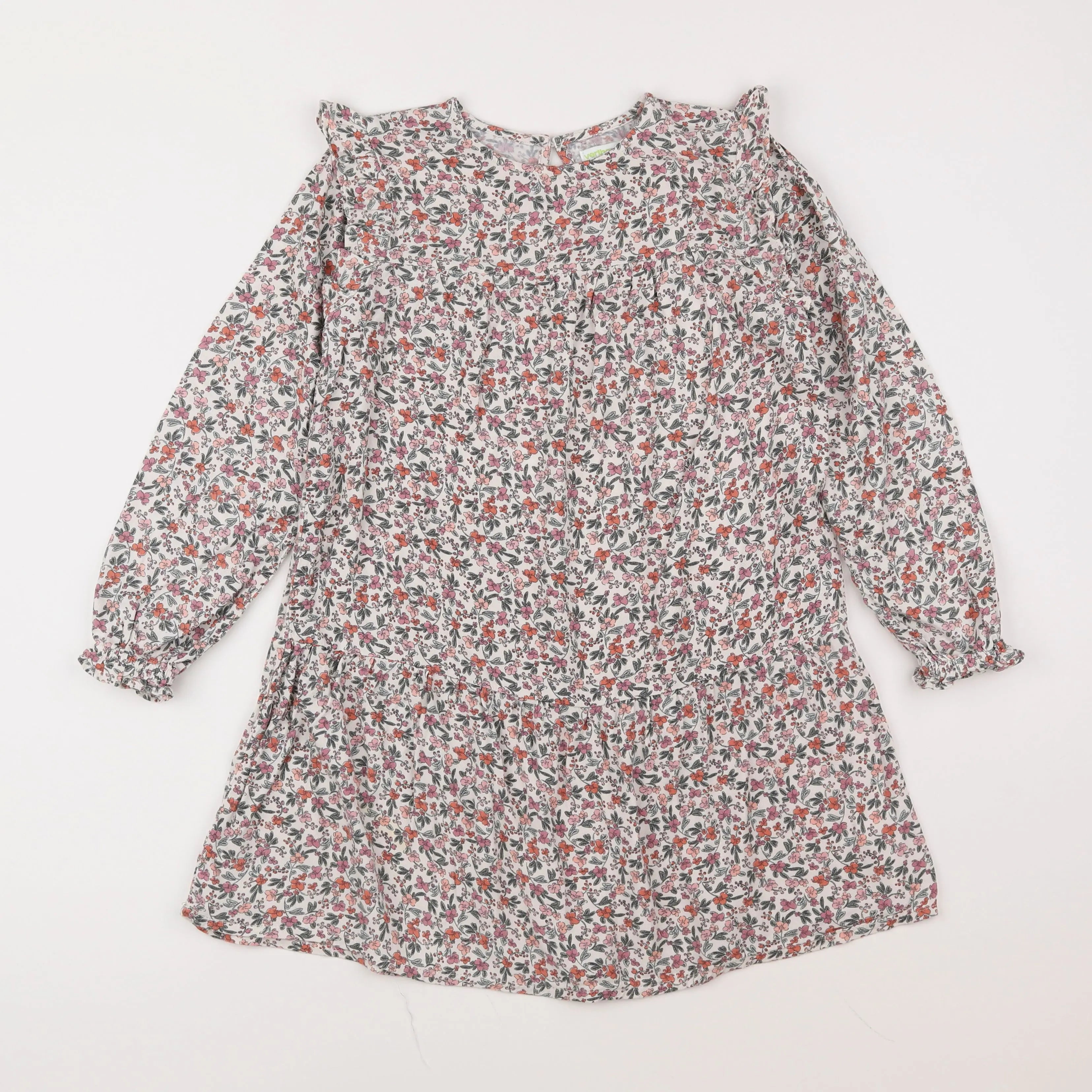 Vertbaudet - robe multicolore - 9 ans