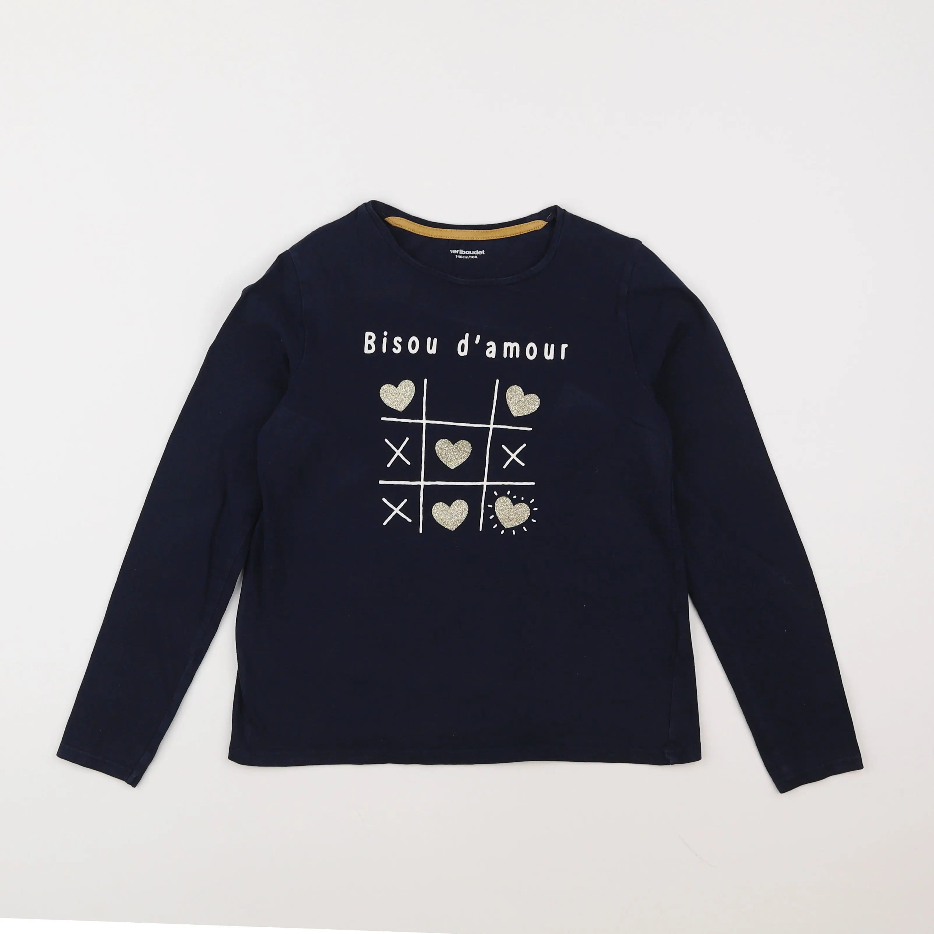 Vertbaudet - tee-shirt bleu - 10 ans
