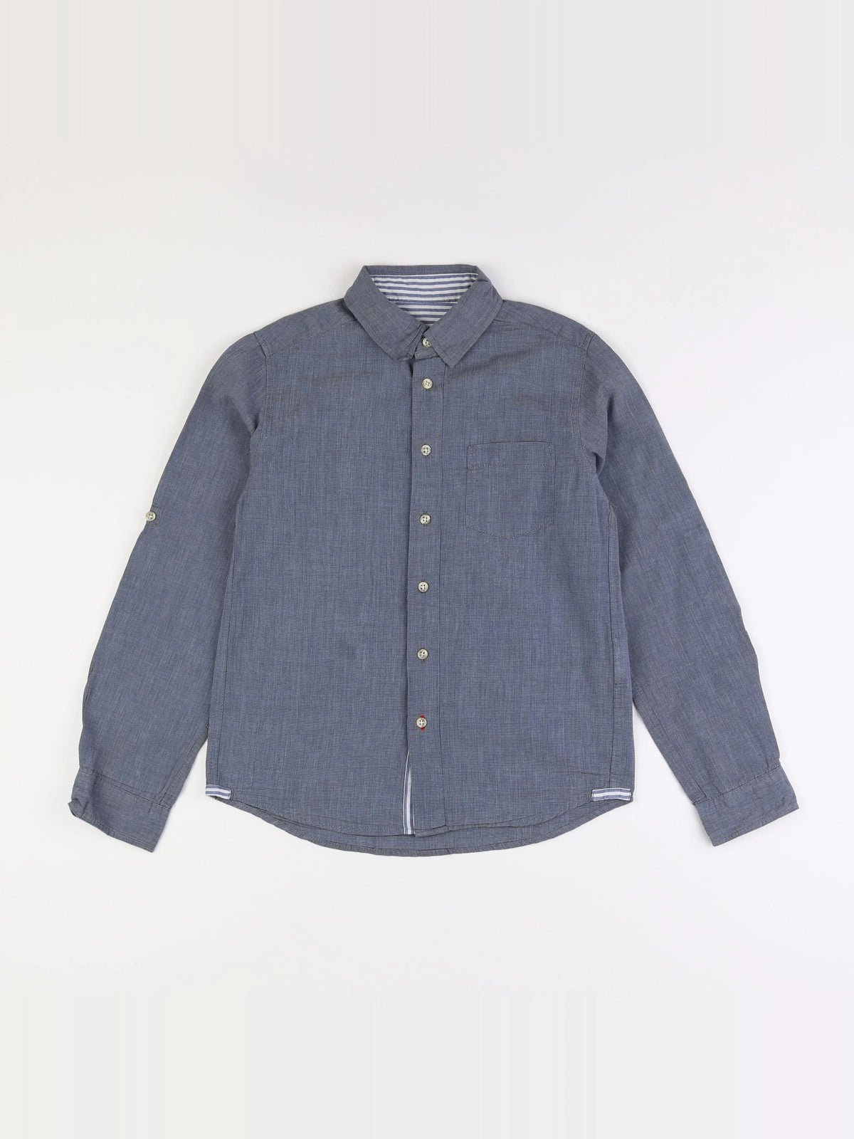 Cyrillus - chemise bleu - 10 ans