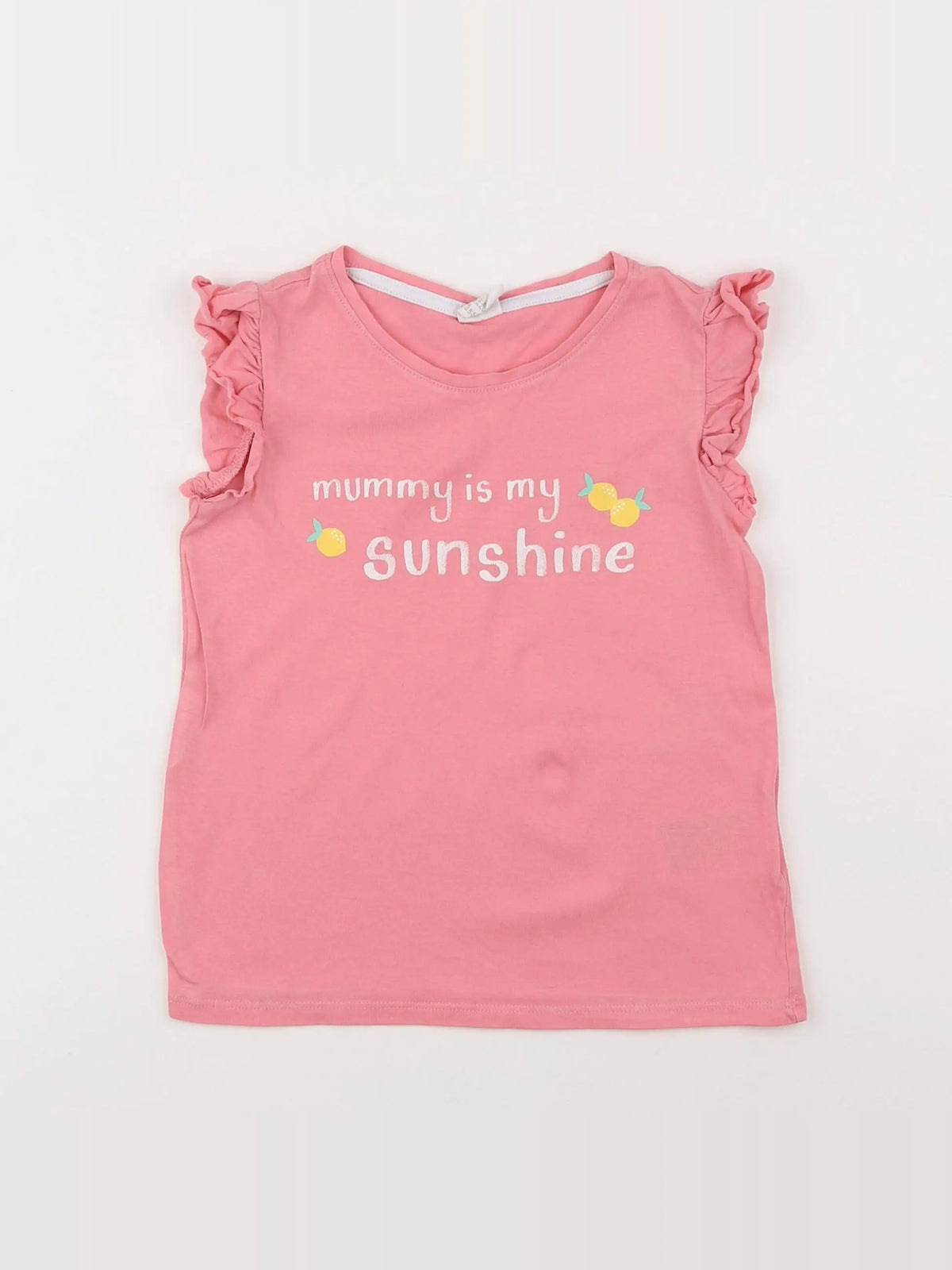 H&M - tee-shirt rose - 2/3 ans