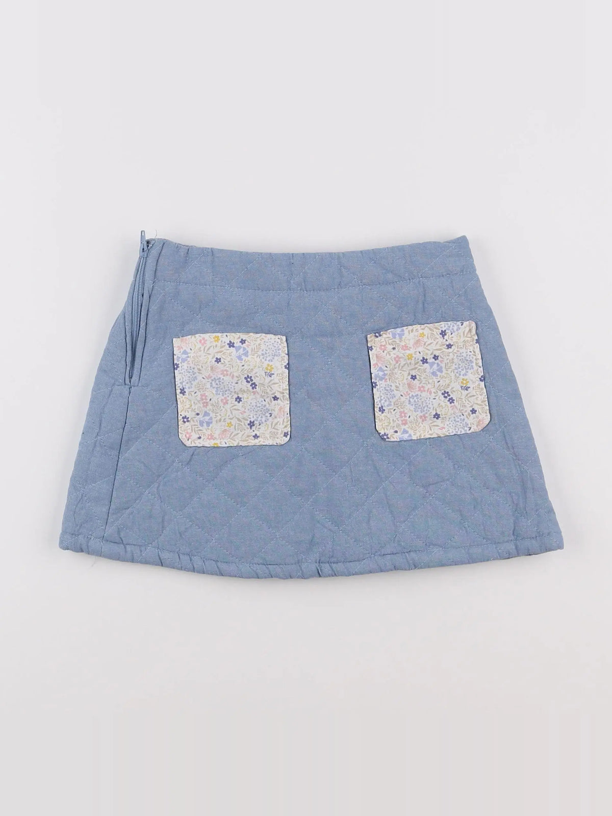 Vertbaudet - jupe bleu - 7 ans