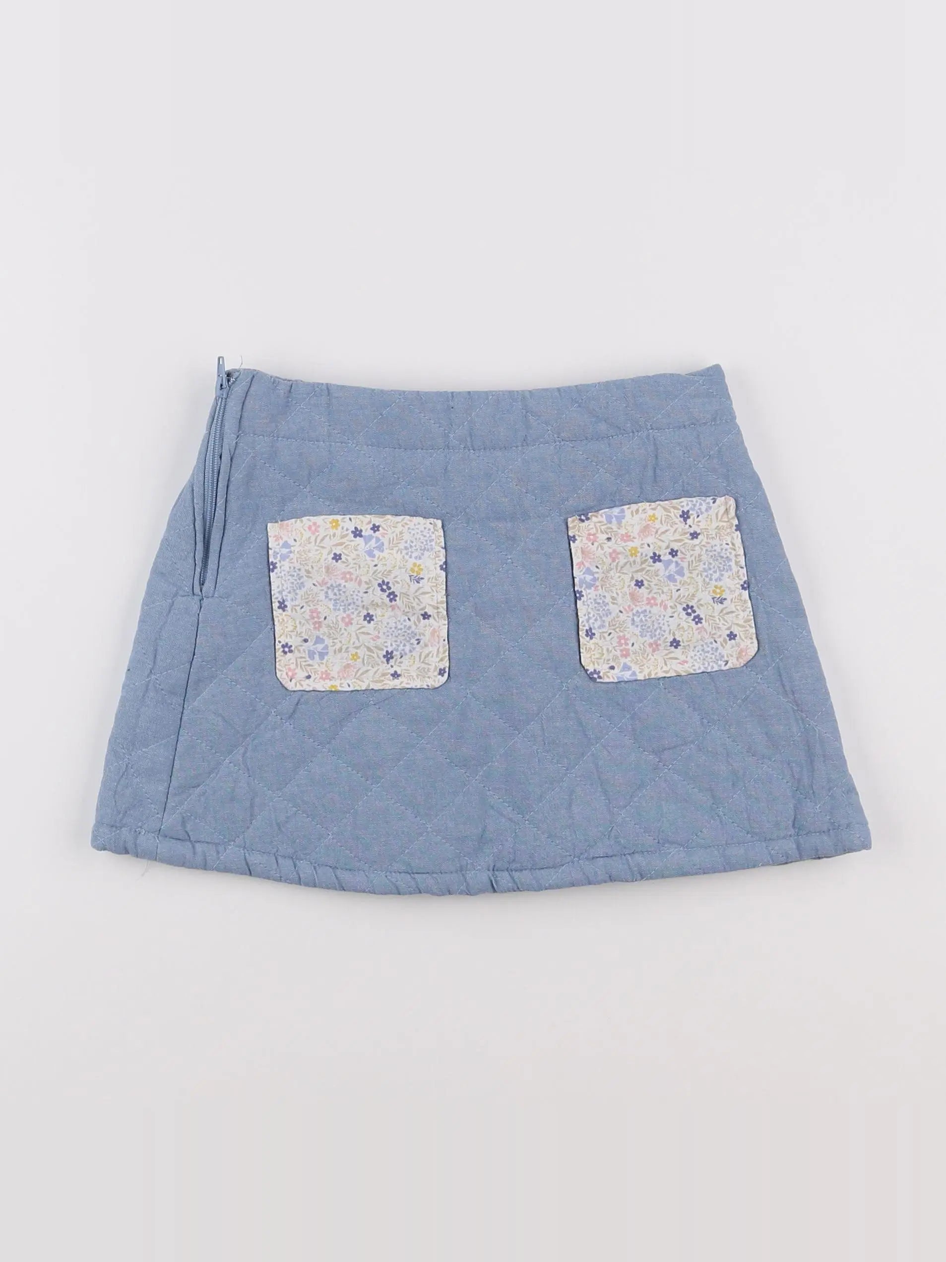 Vertbaudet - jupe bleu - 7 ans