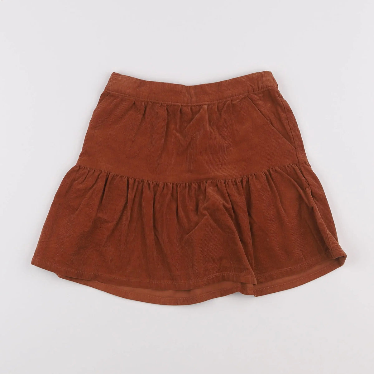 Vertbaudet - jupe marron - 6 ans