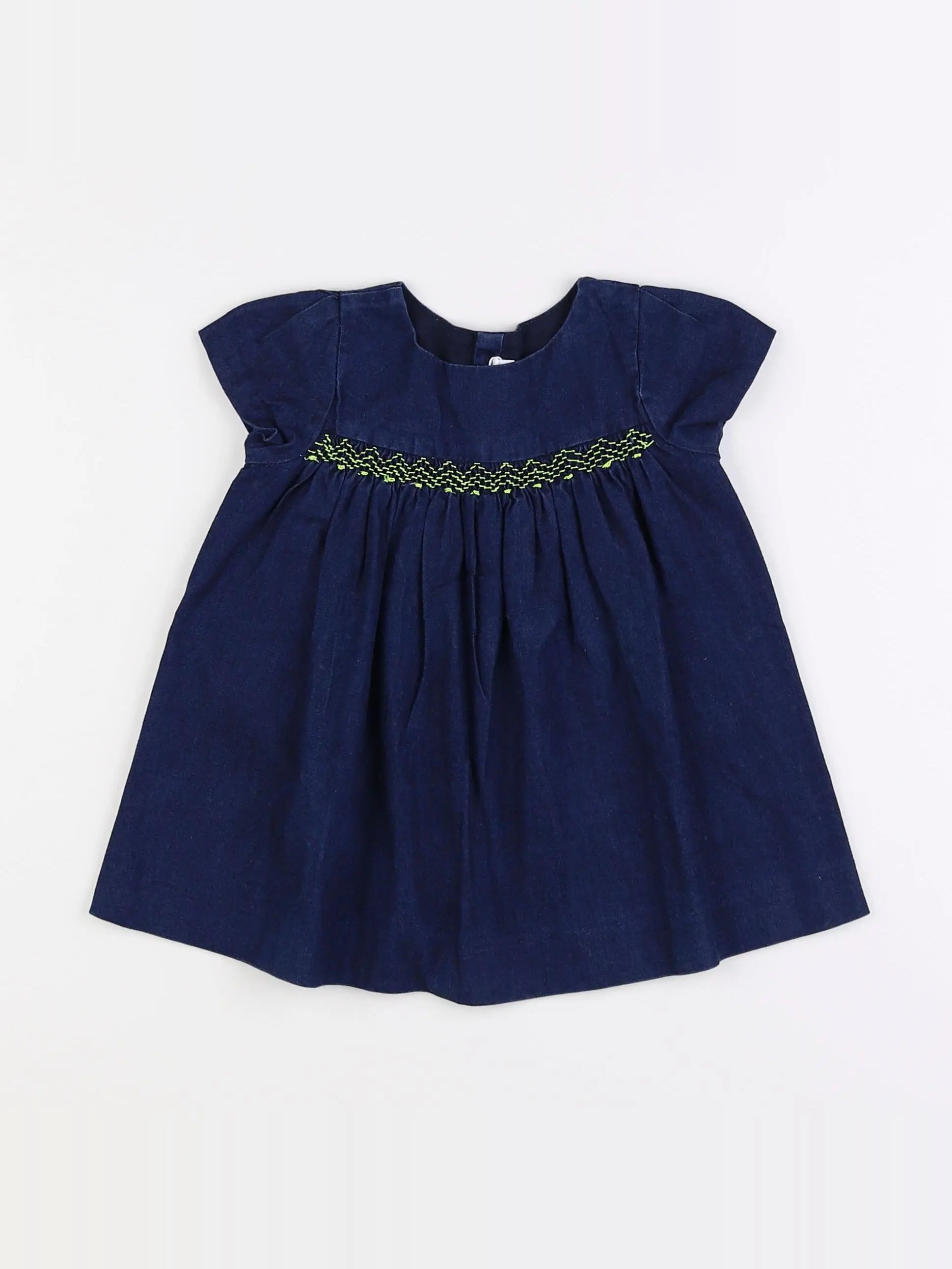 Jacadi - robe bleu - 12 mois