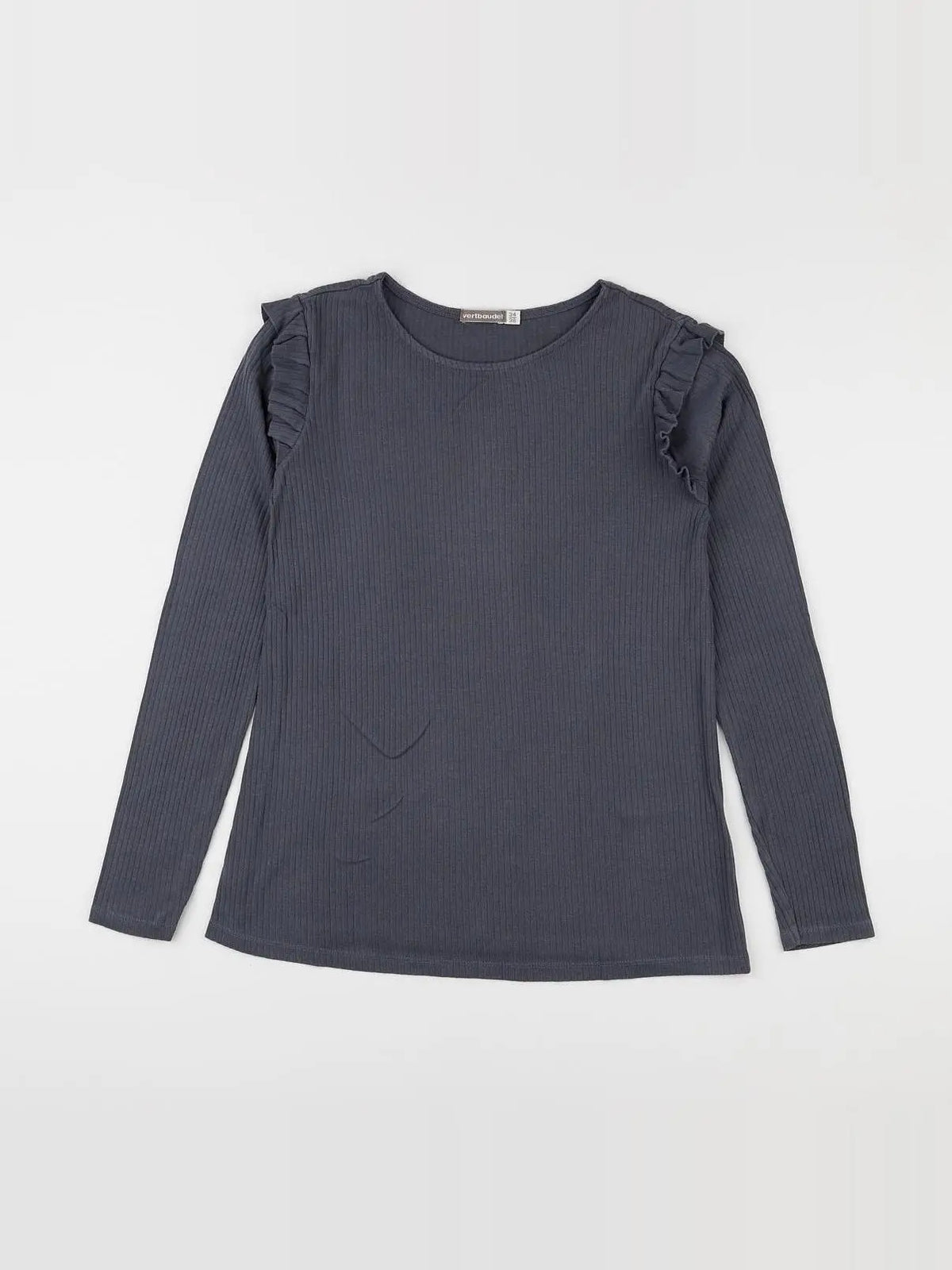 Vertbaudet - tee-shirt grossesse gris - 34 à 36