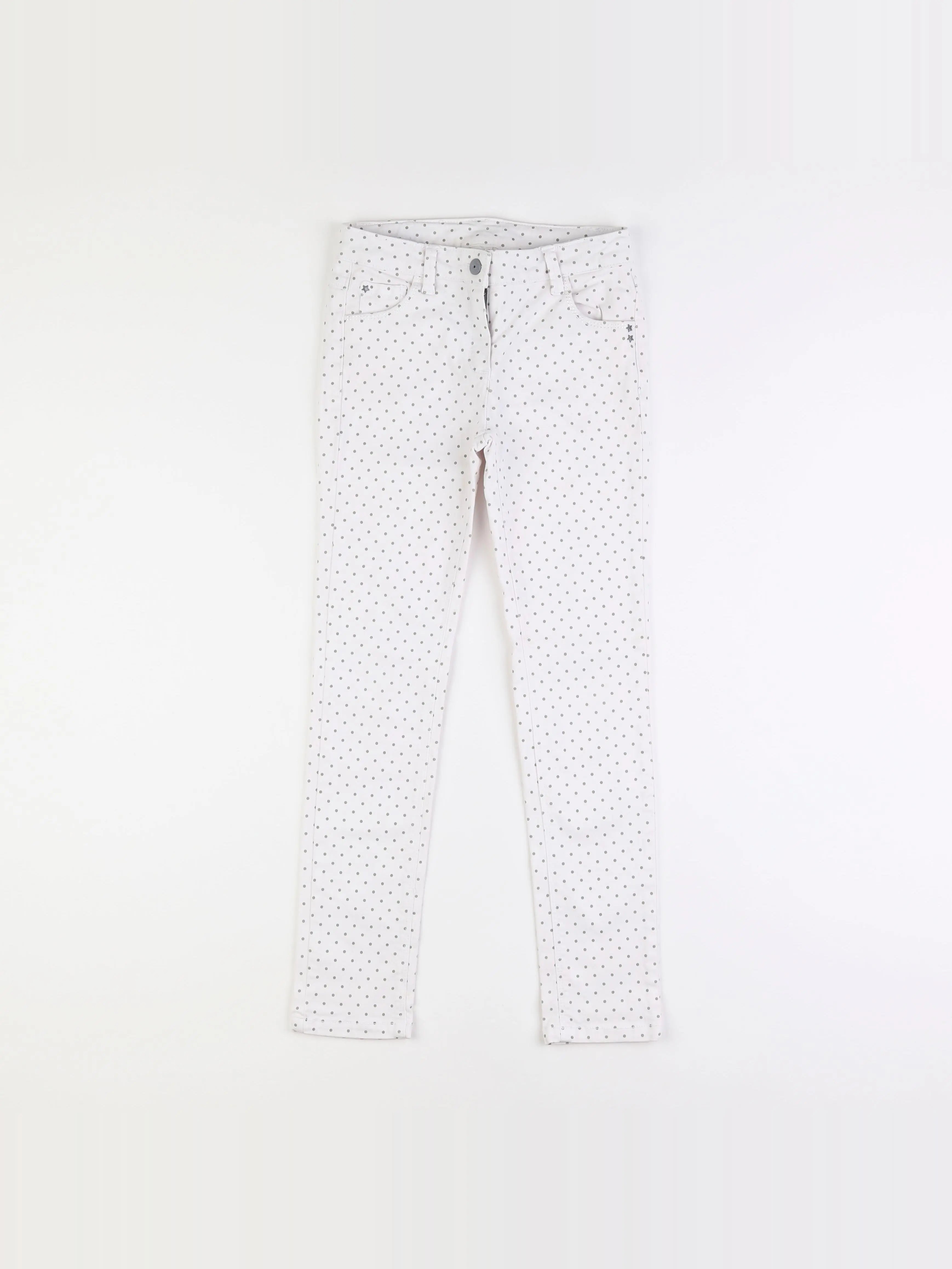 Vertbaudet - pantalon blanc - 9 ans