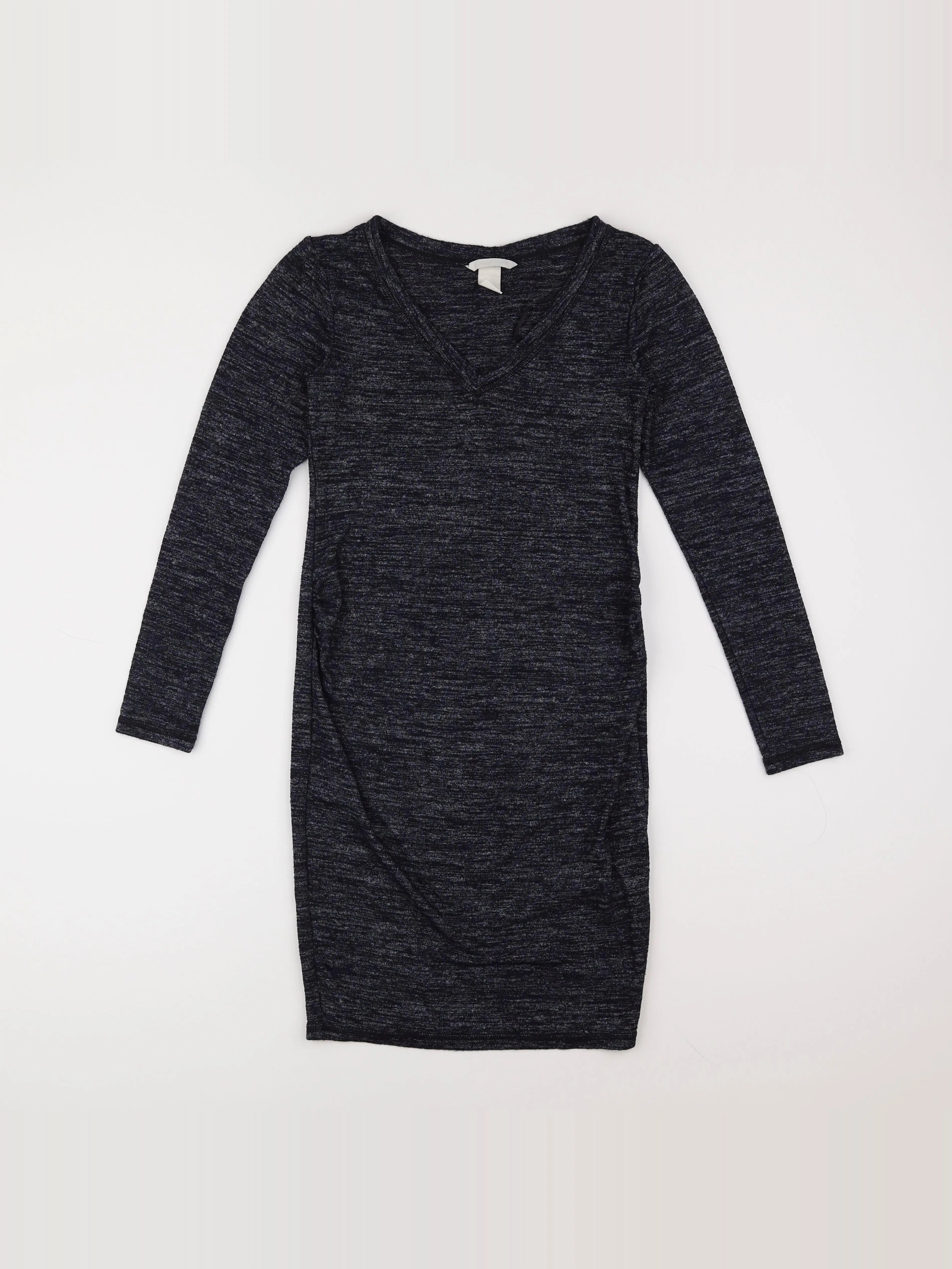 H&M - robe grossesse bleu - 36