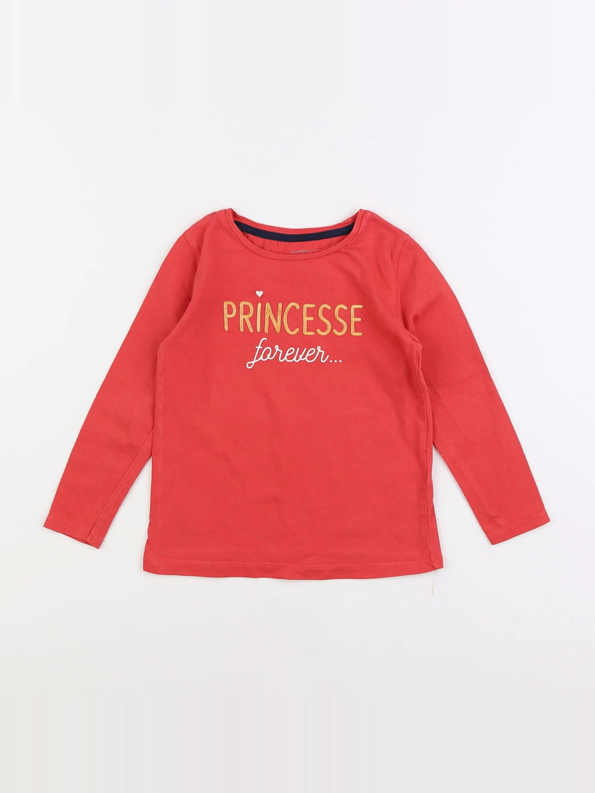 Vertbaudet - tee-shirt rouge - 3 ans