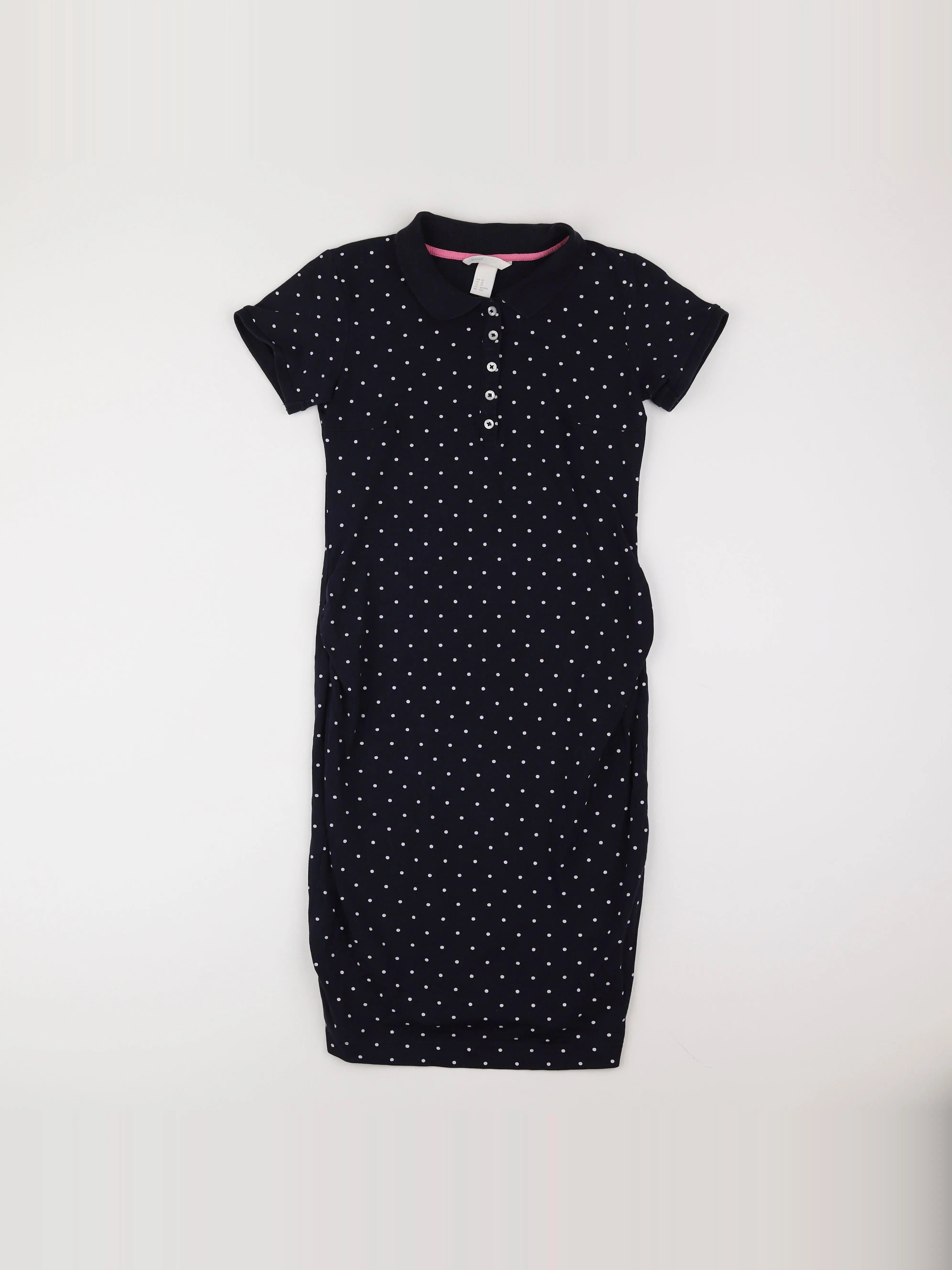 H&M - robe grossesse bleu - 34