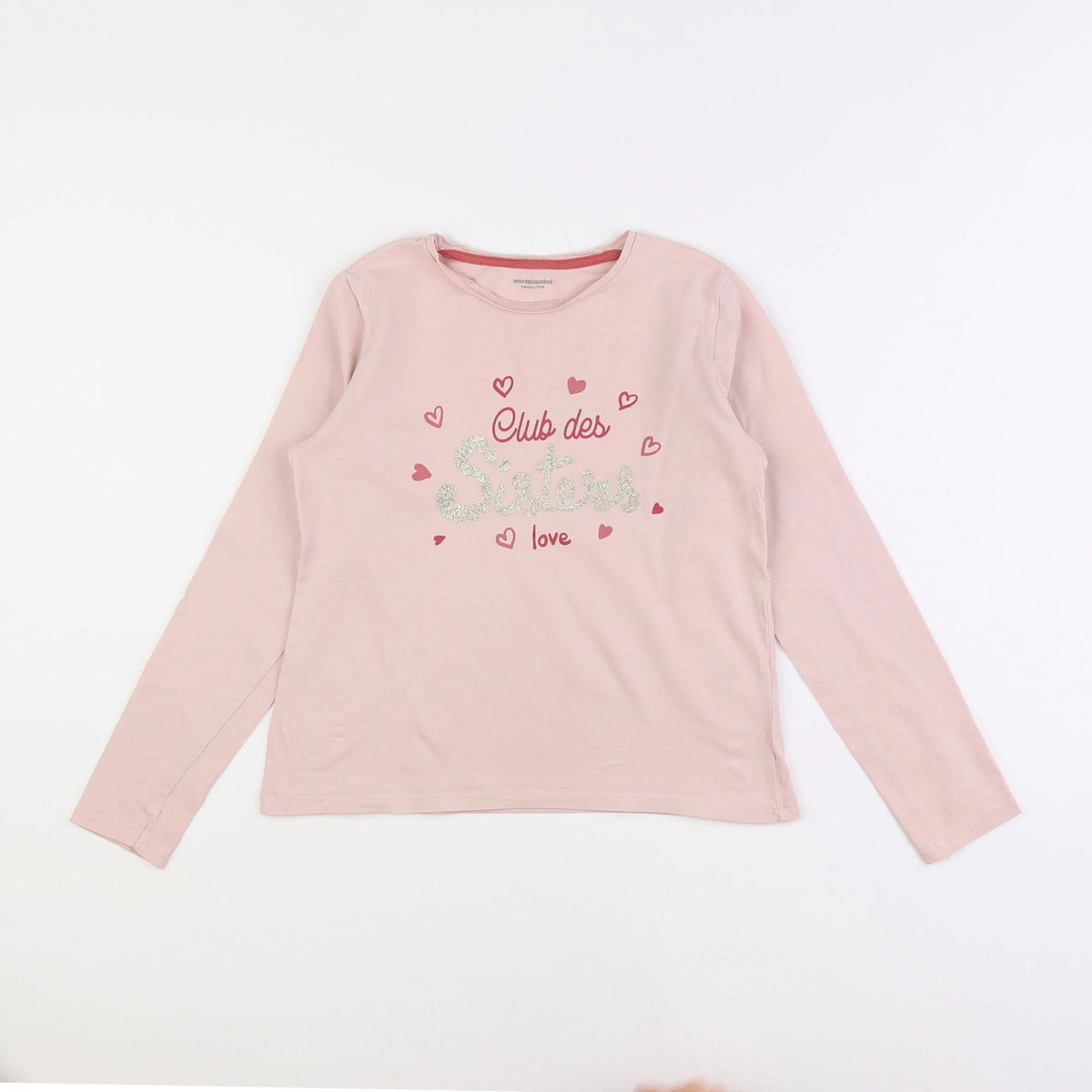 Vertbaudet - tee-shirt rose - 10 ans