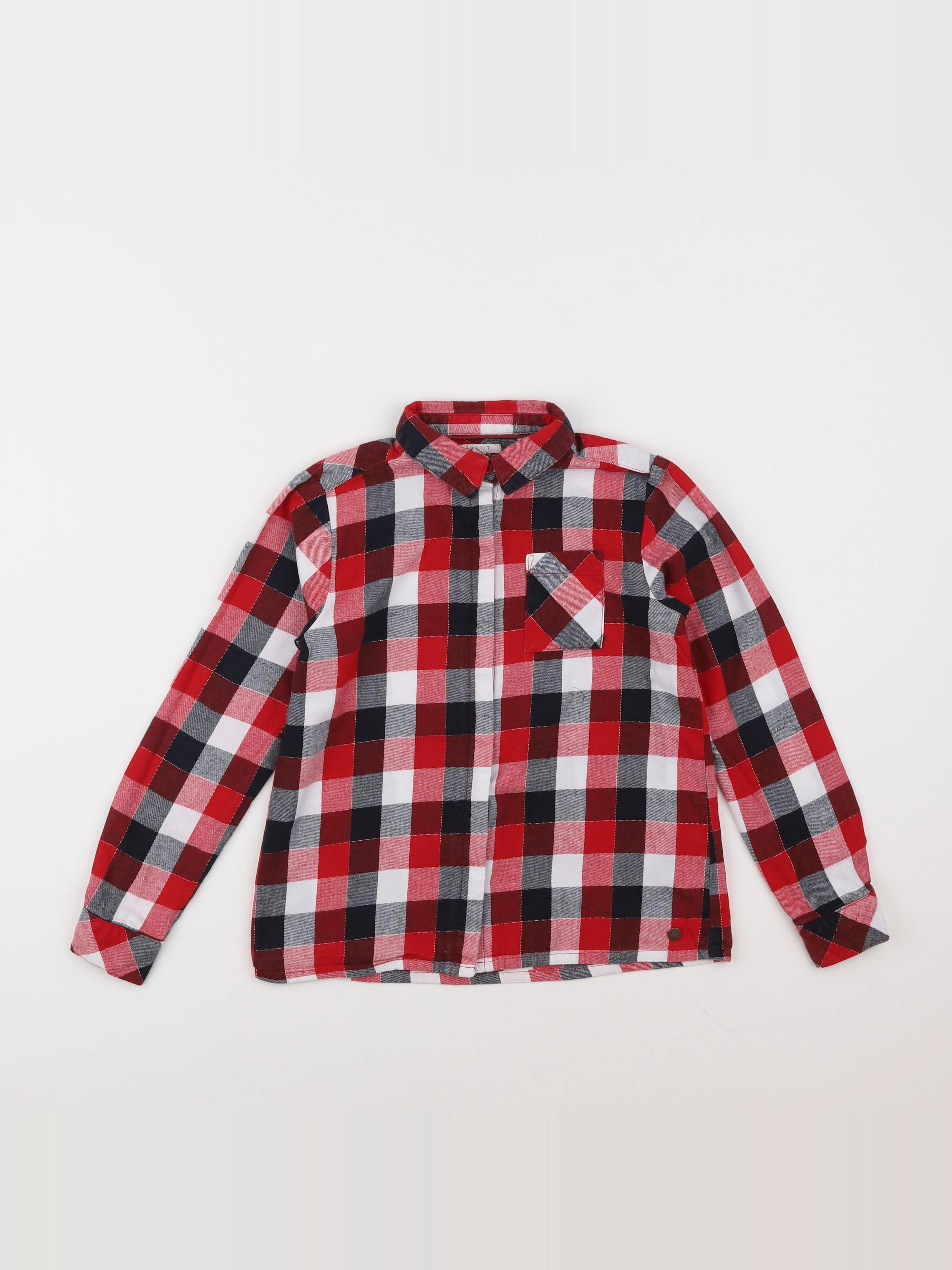 Esprit - chemise blanc, rouge - 9 ans
