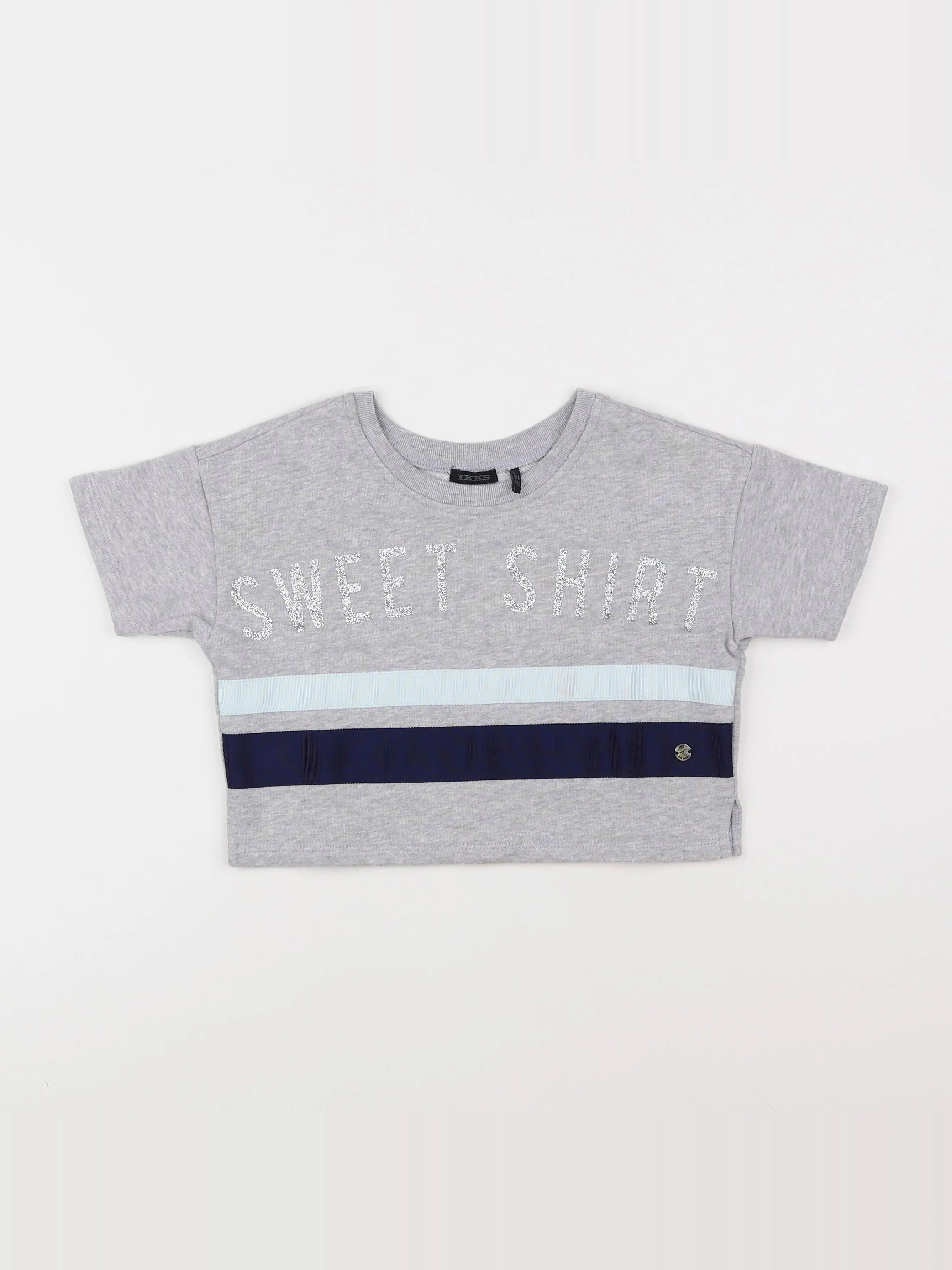 IKKS - tee-shirt gris - 6 ans