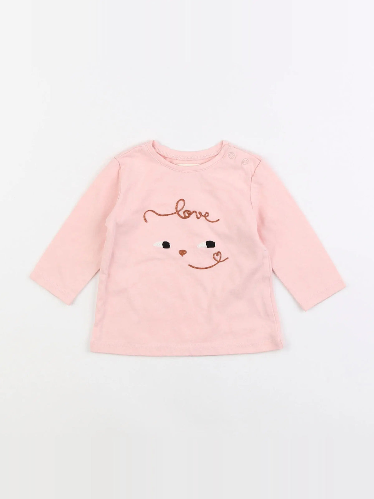 Catimini - tee-shirt rose - 6 mois