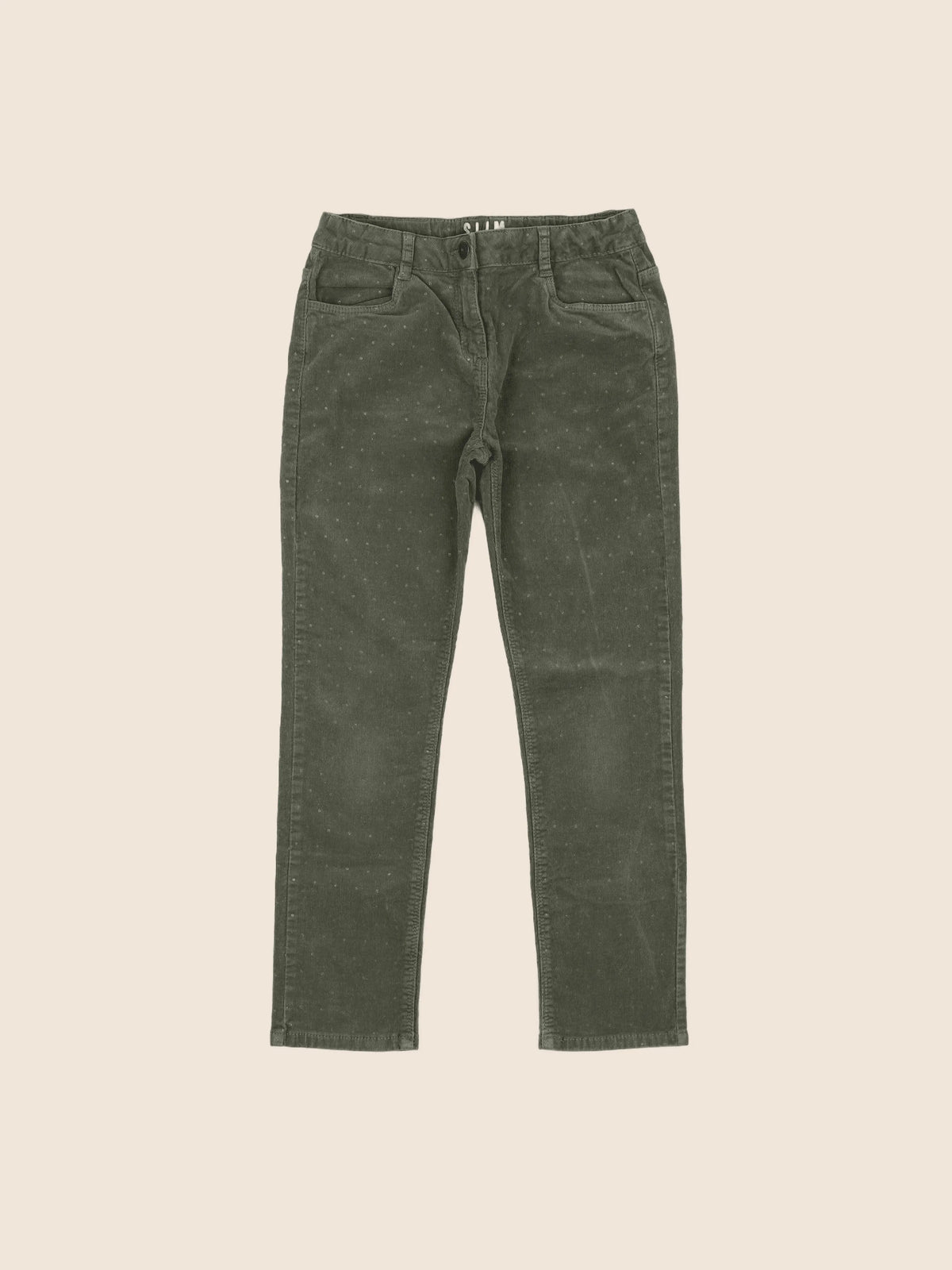 Vertbaudet - pantalon vert - 10 ans
